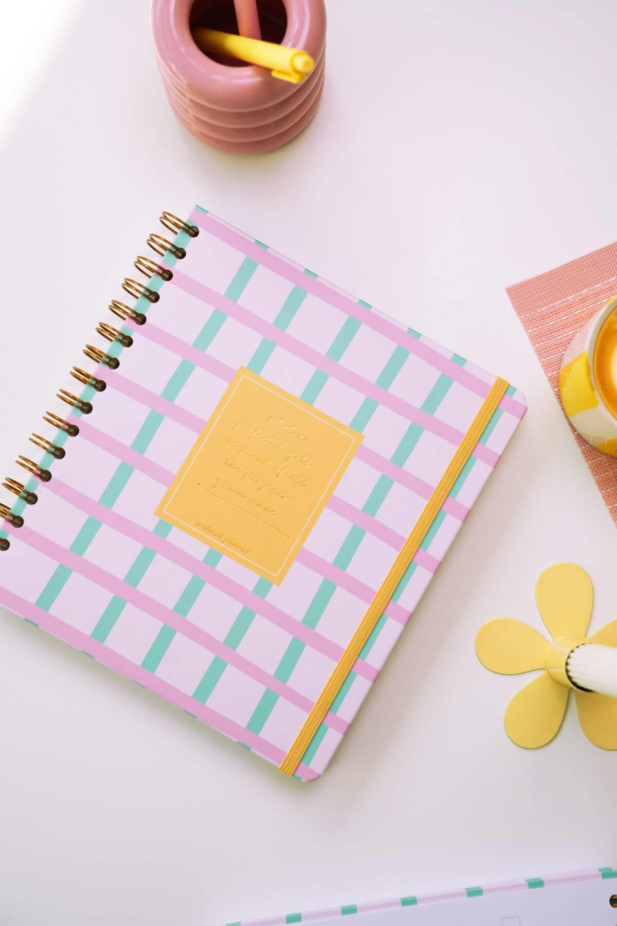 Matt Notebook Süresiz Planlayıcı Kare Ajanda