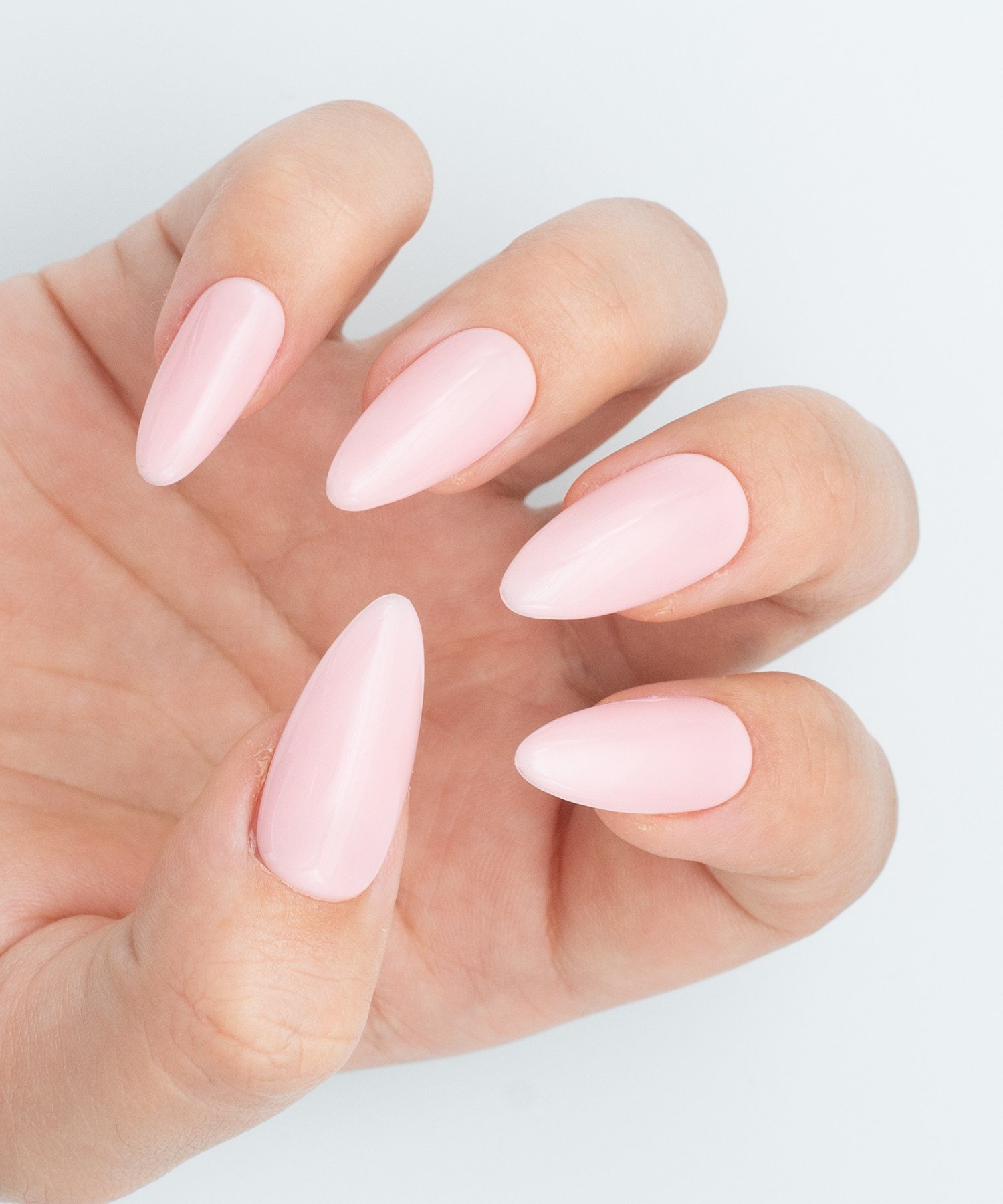 Baby Blush Protez Jel Takma  Tırnak - El Yapımı  Kalıcı Oje Nail Art - NC155