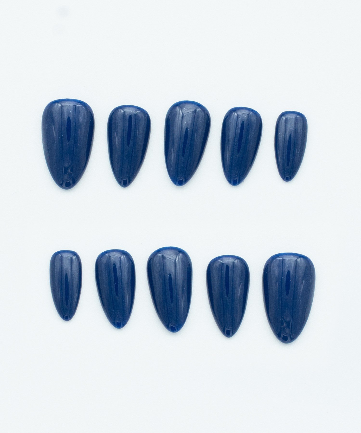 Night Wave Protez Jel Takma  Tırnak - El Yapımı  Kalıcı Oje Nail Art - NC246