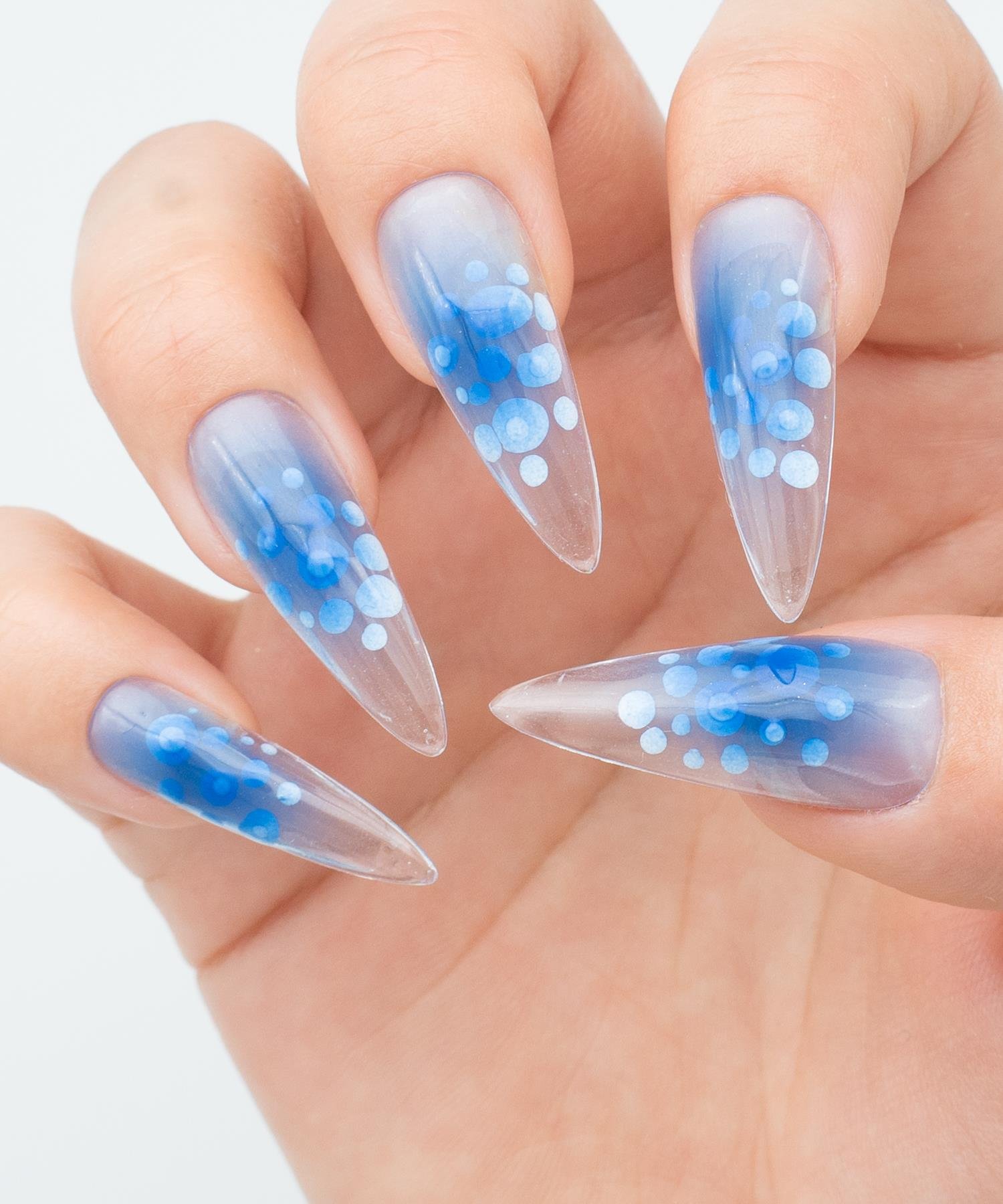 Protez Jel Takma Tırnak - El Yapımı Kalıcı Oje Nail Art - NC202