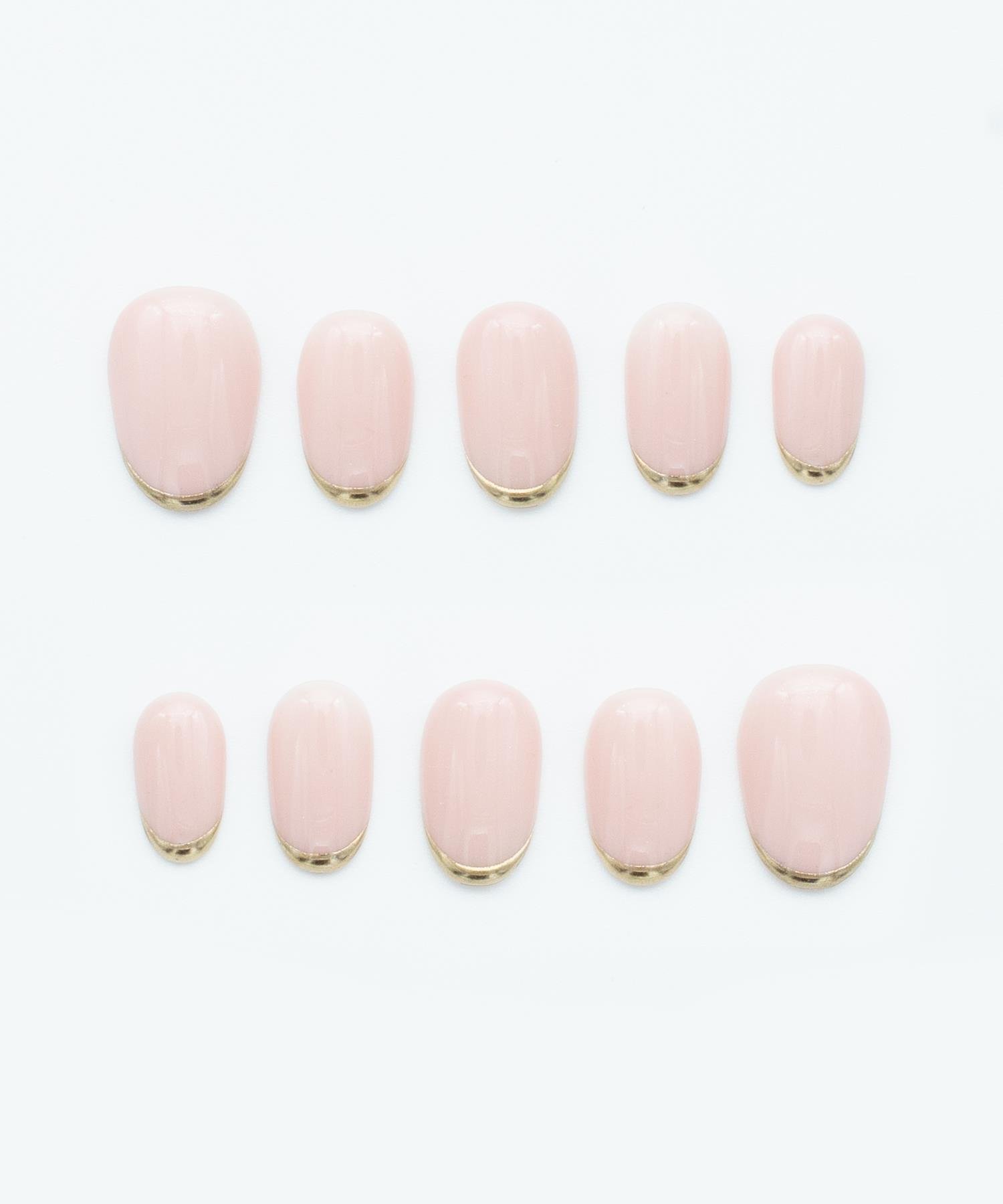 Protez Jel Takma Tırnak - El Yapımı Kalıcı Oje Nail Art - NC207