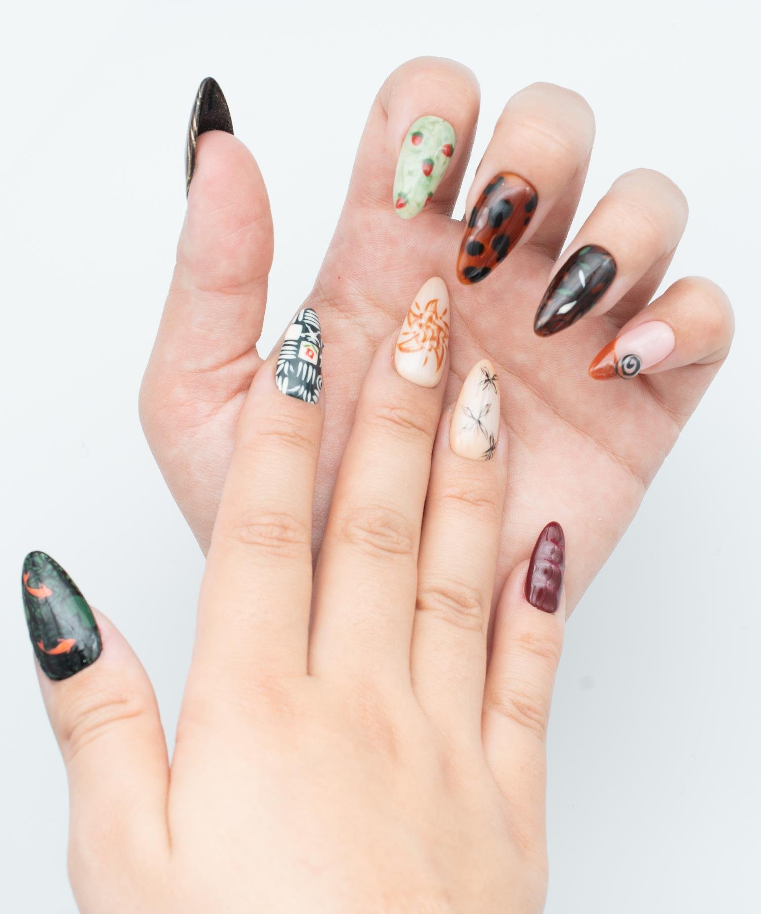 Protez Jel Takma Tırnak - El Yapımı Kalıcı Oje Nail Art - NC177