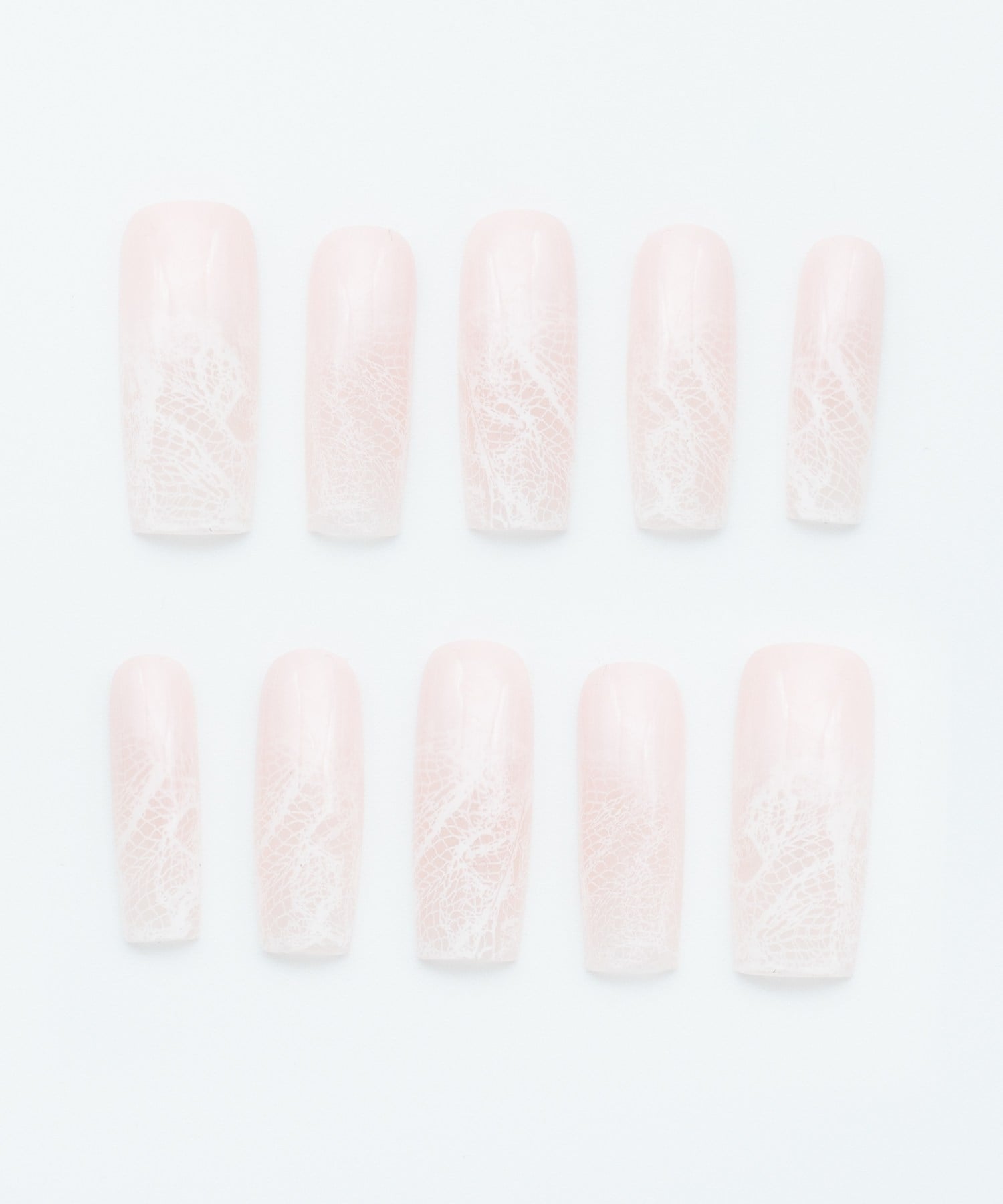 Soft Lace Protez Jel Takma Tırnak - El Yapımı Kalıcı Oje Nail Art Dantel - NC235