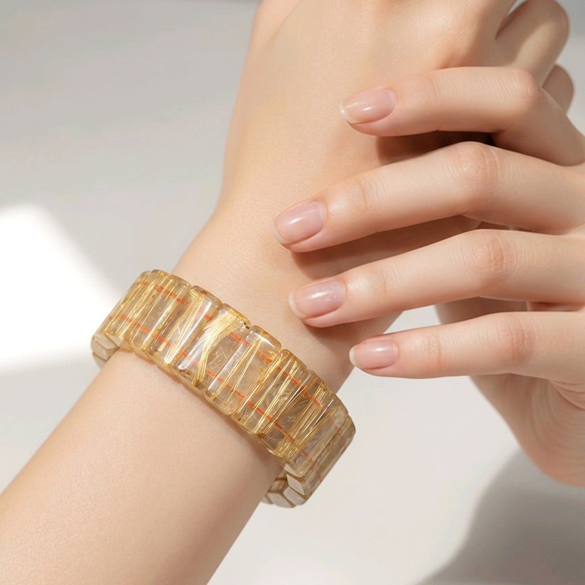 Gold Beril Doğal Taş Bileklik – BLK1053
