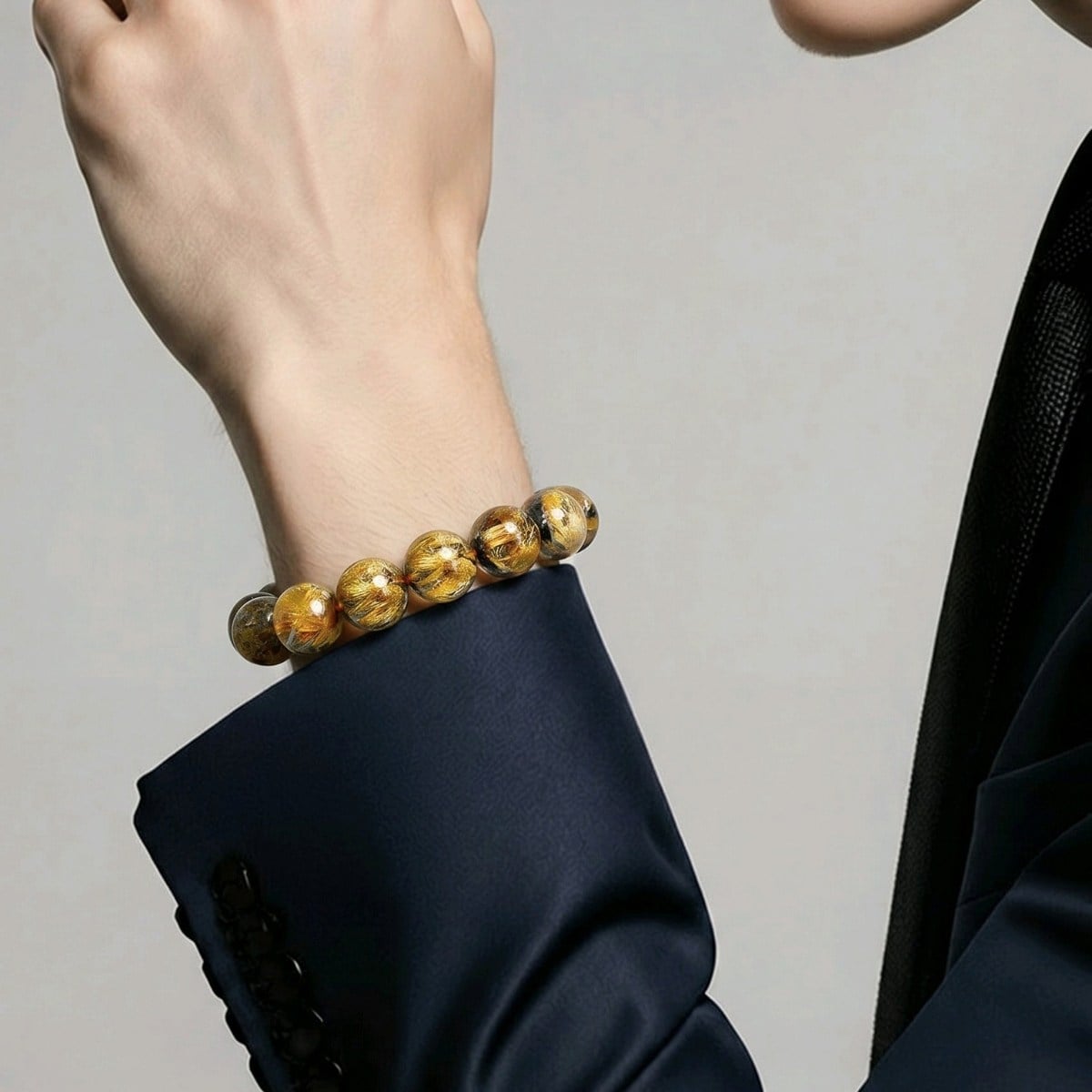 Gold Beril Doğal Taş Bileklik – BLK1056