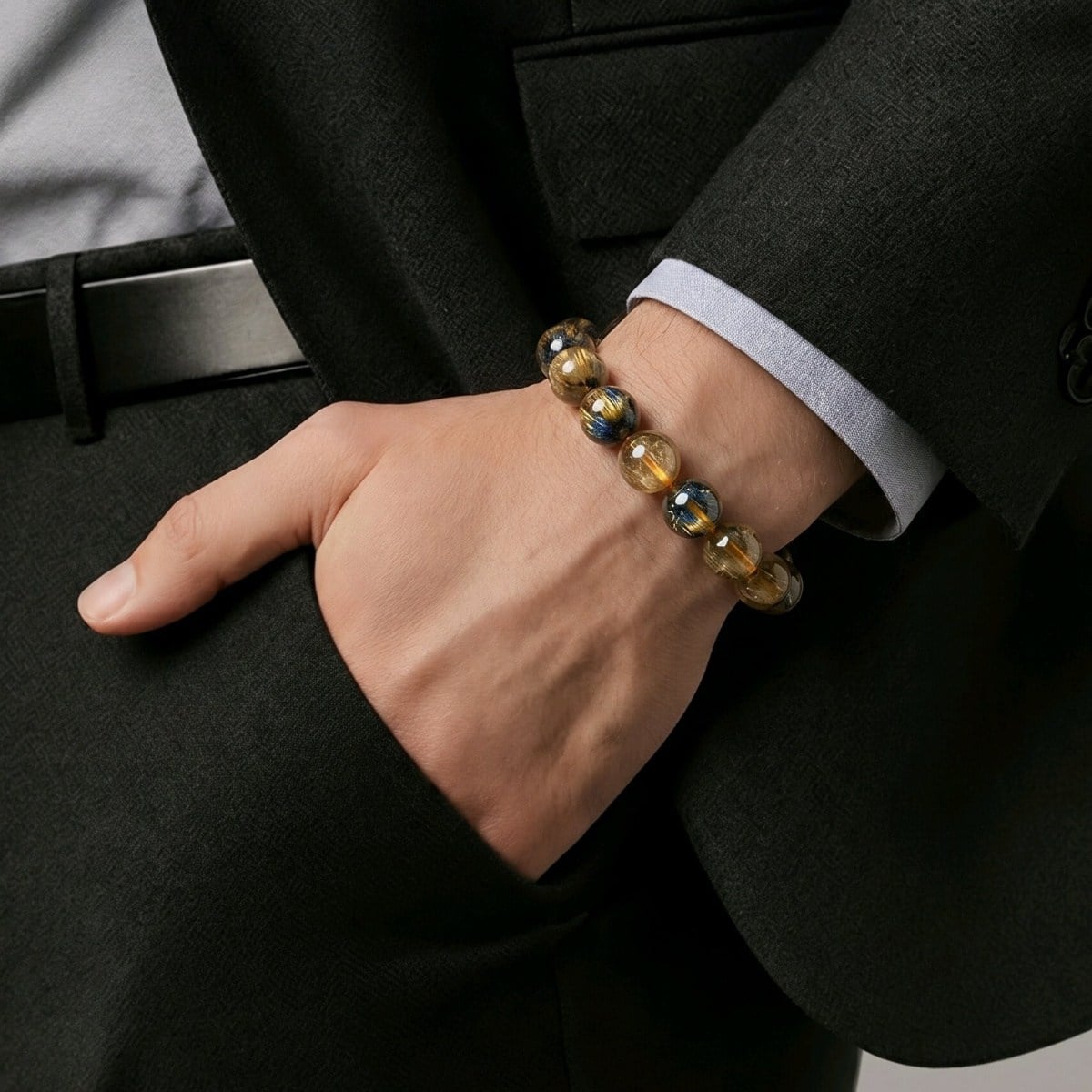Gold Beril Doğal Taş Bileklik – BLK1058