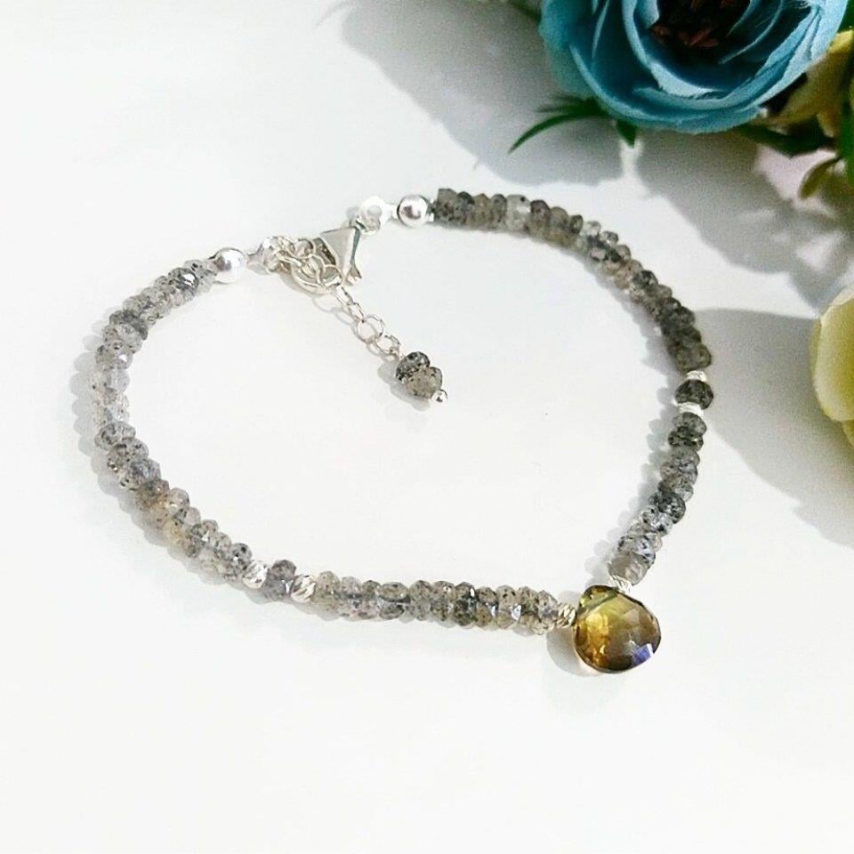 Herkimer Elması Doğal Taş Bileklik