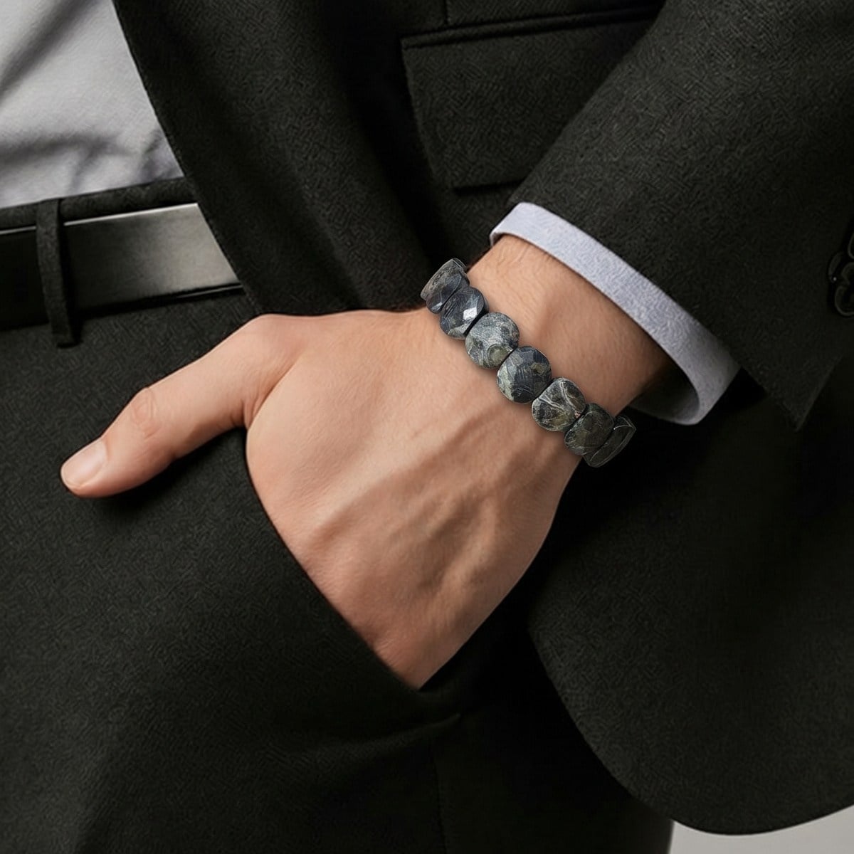 Kambaba Jasper Doğal Taş Bileklik – BLK1038