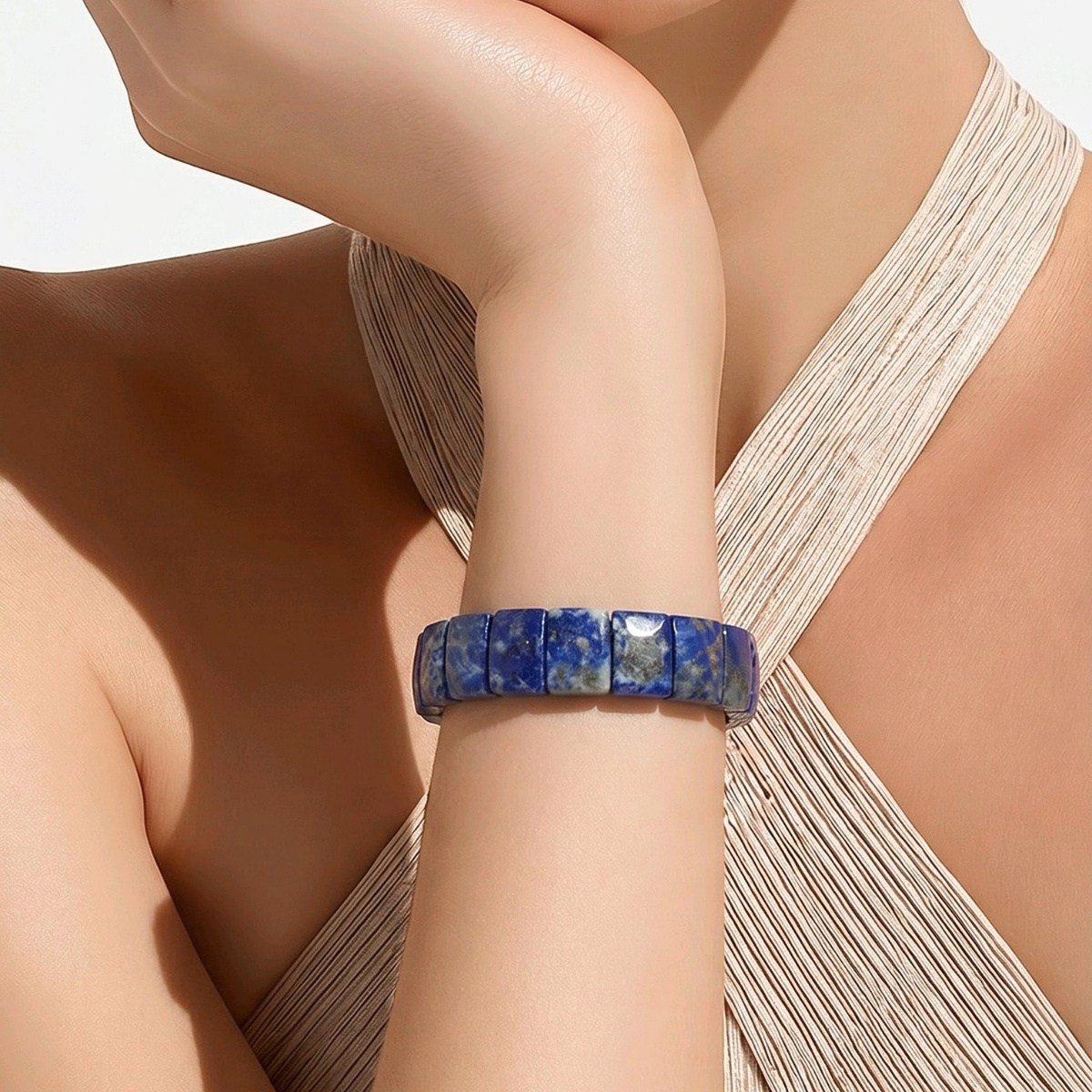Lapis Lazuli Doğal Taş Bileklik – BLK1041