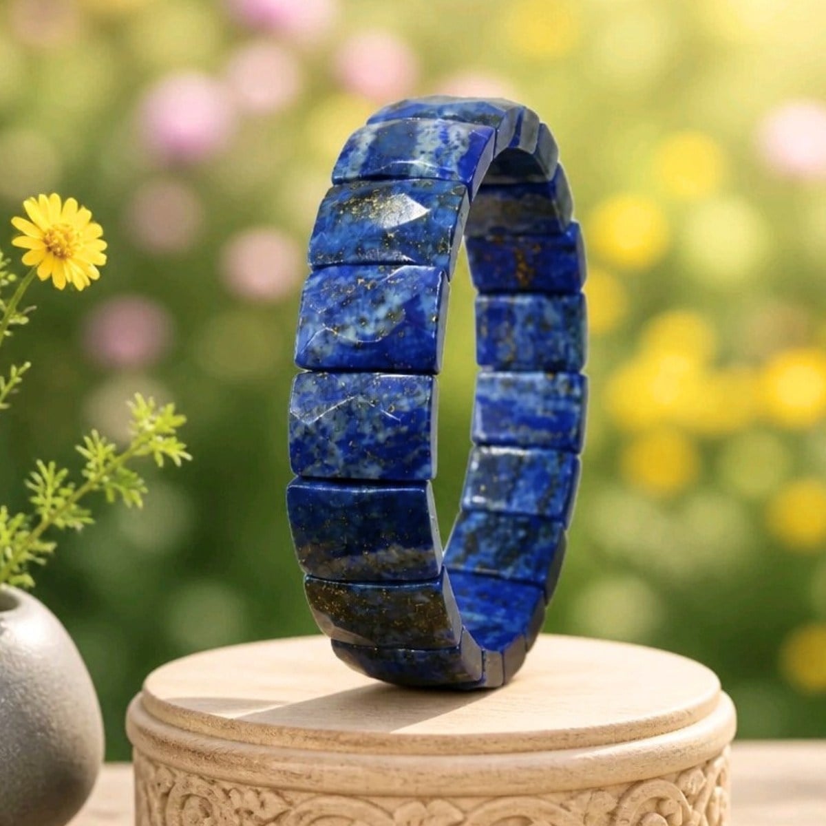 Lapis Lazuli Doğal Taş Bileklik – BLK1040