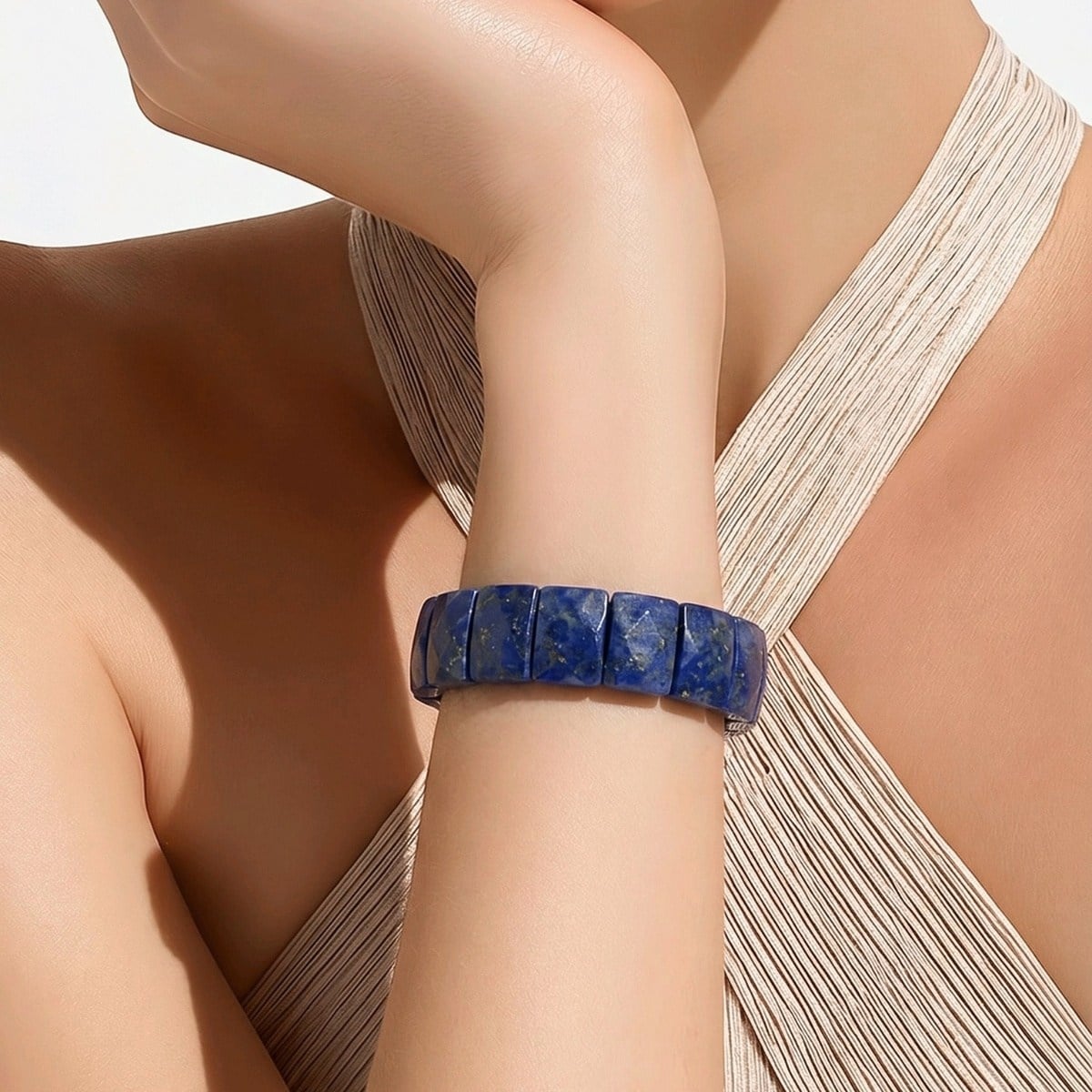 Lapis Lazuli Doğal Taş Bileklik – BLK1040