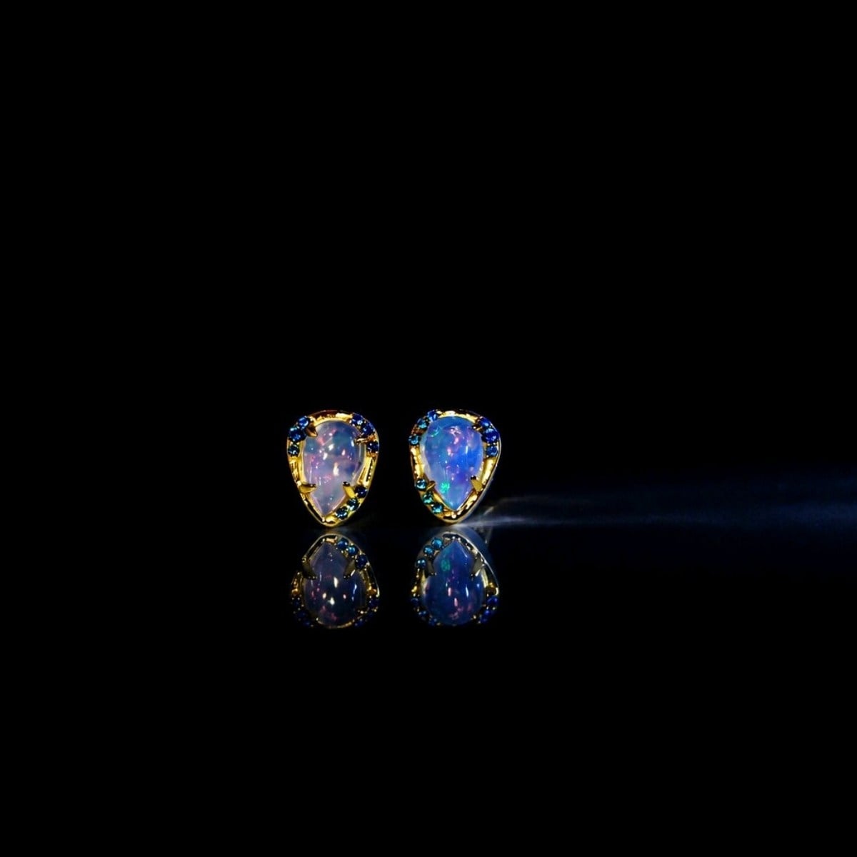 Opal Taşlı Özel Tasarım Küpe – KP1141