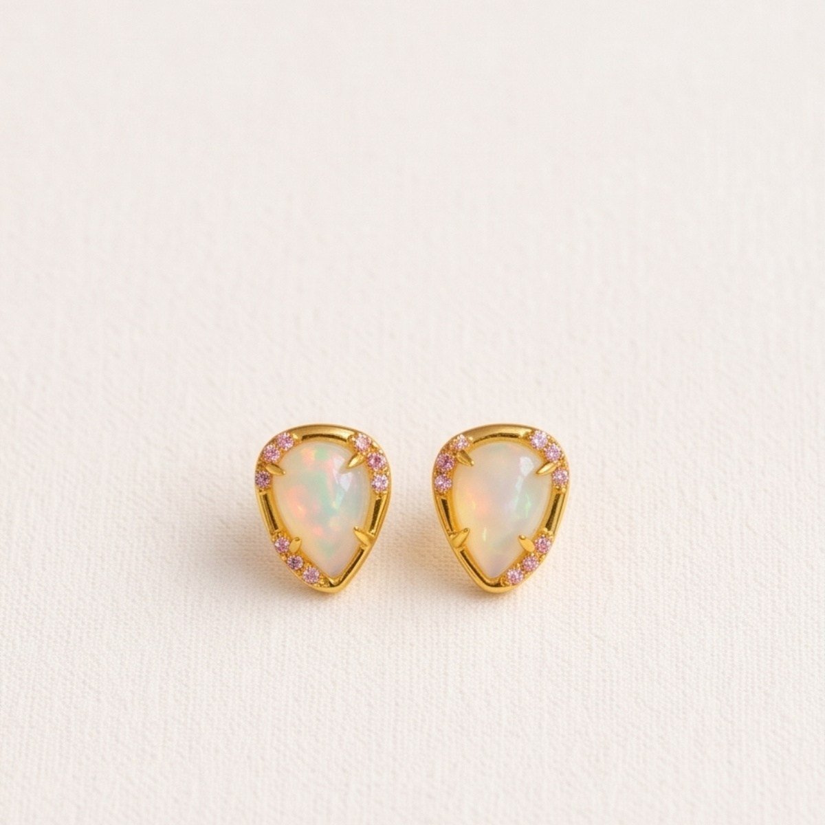 Opal Taşlı Özel Tasarım Küpe – KP1142