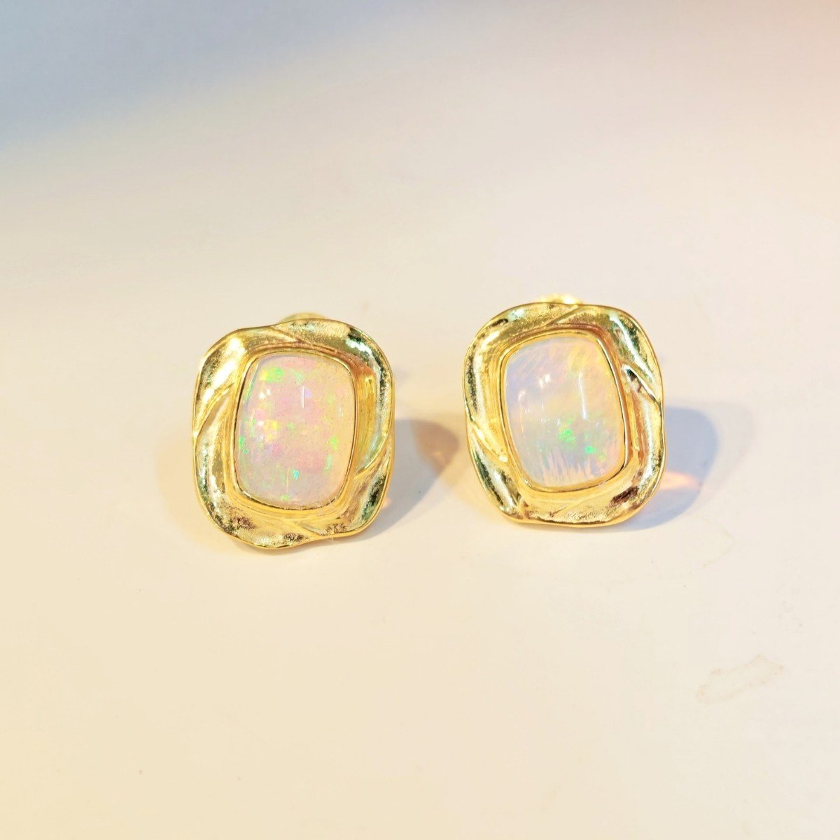 Opal Taşlı Özel Tasarım Küpe – KP1143