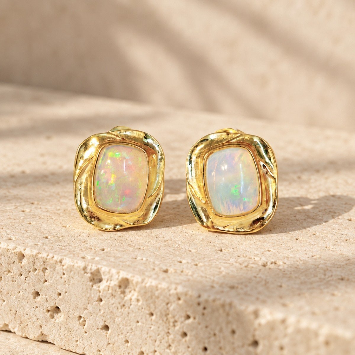 Opal Taşlı Özel Tasarım Küpe – KP1143