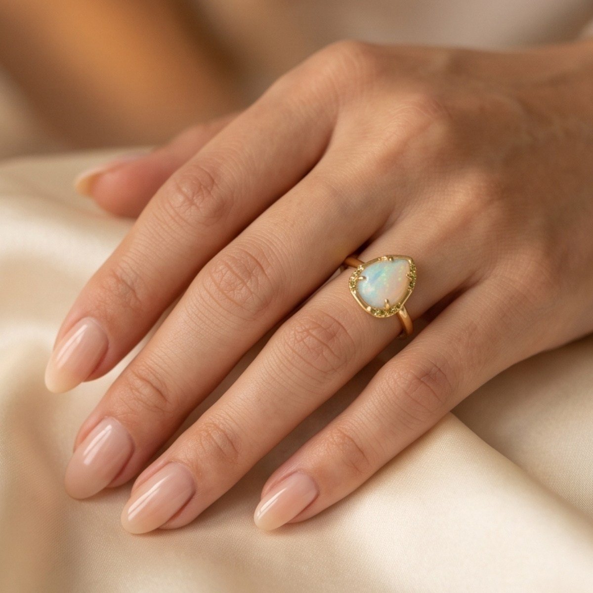 Opal ve Zebercet Özel Tasarım Yüzük – OTS1284