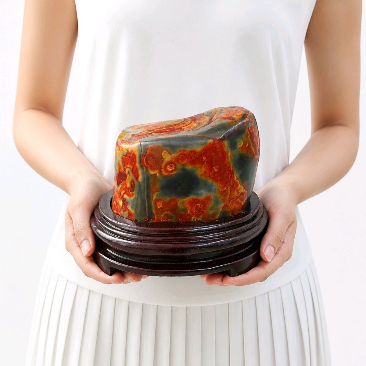 Polikrom Jasper Taşı Koleksiyonluk Kütle – MNR1240