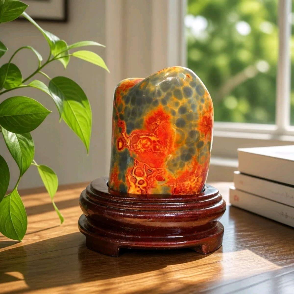 Polikrom Jasper Taşı Koleksiyonluk Kütle – MNR1239