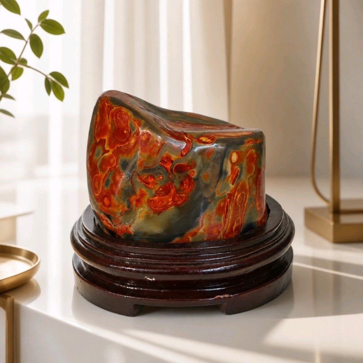 Polikrom Jasper Taşı Koleksiyonluk Kütle – MNR1240