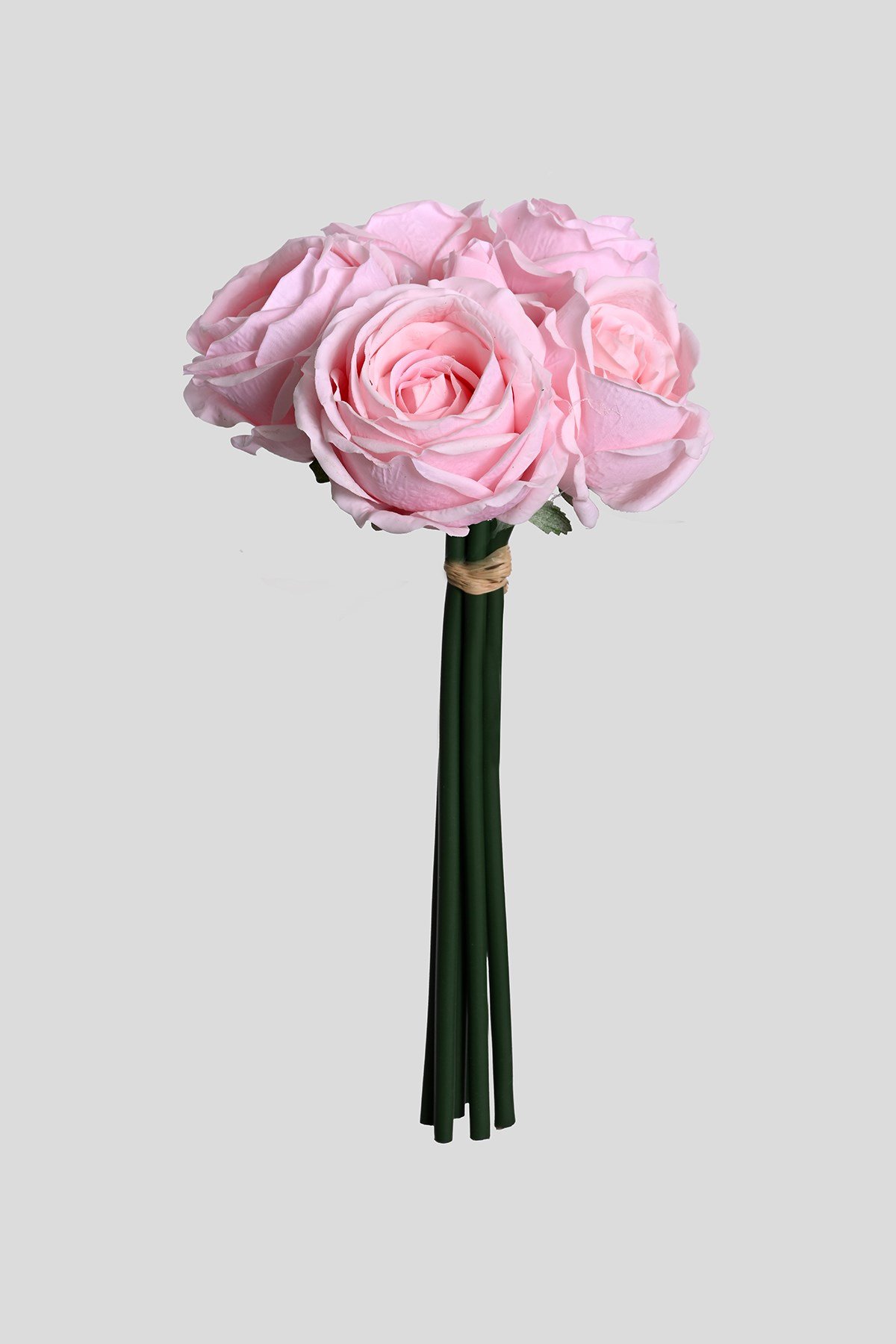 Yapay Pembe Beşli Islak Gül