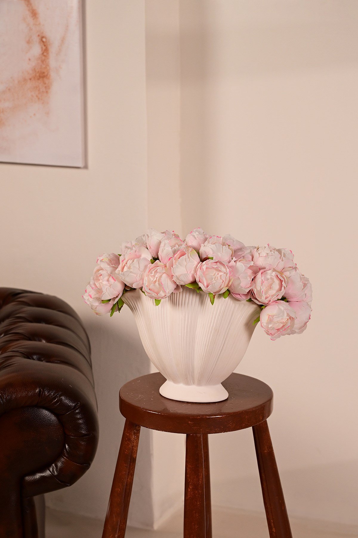 Yapay Pembe Demet Peony Şakayık