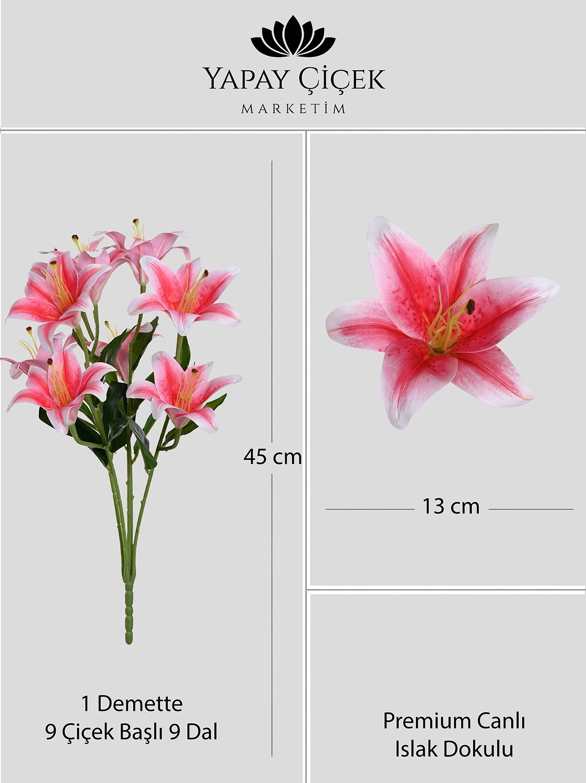 Yapay Pembe Lilyum