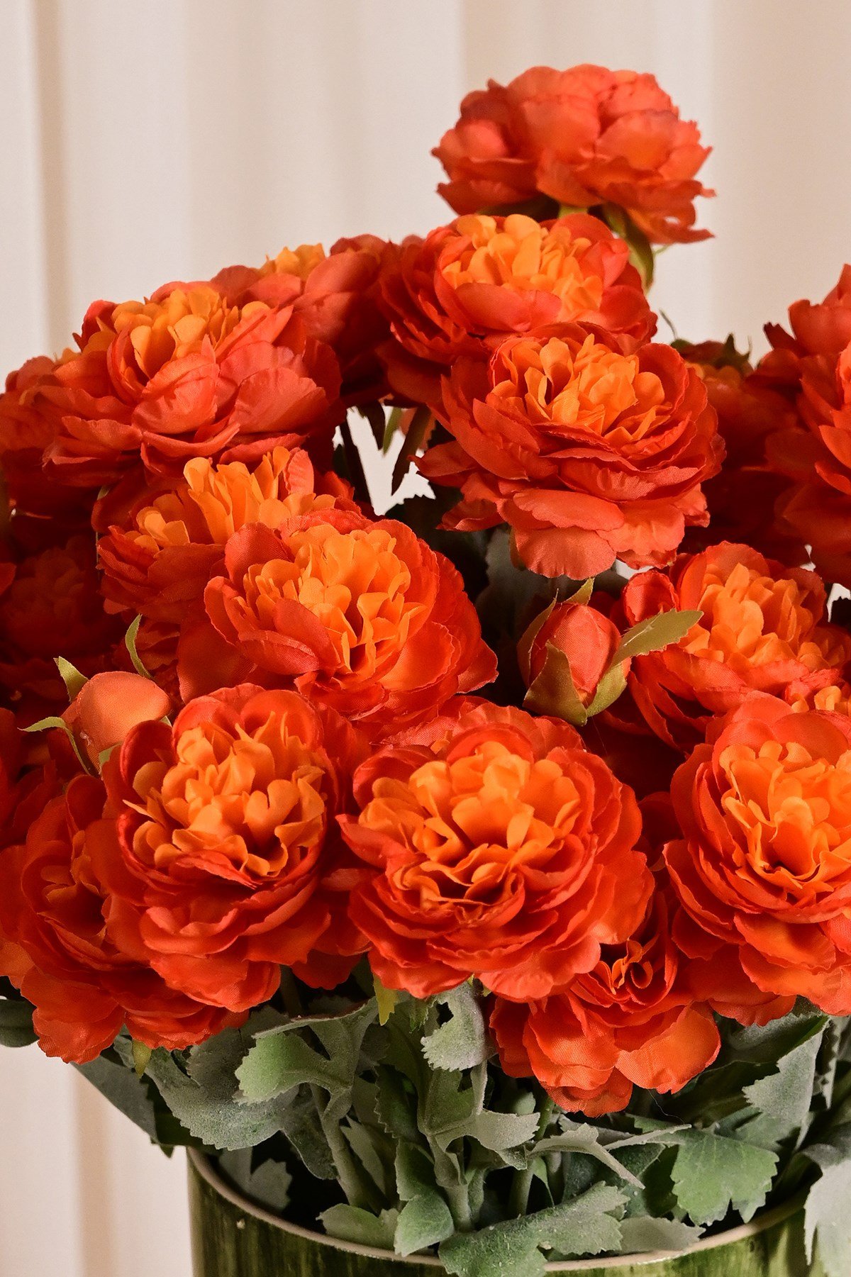 Yapay Turuncu Peony Şakayık