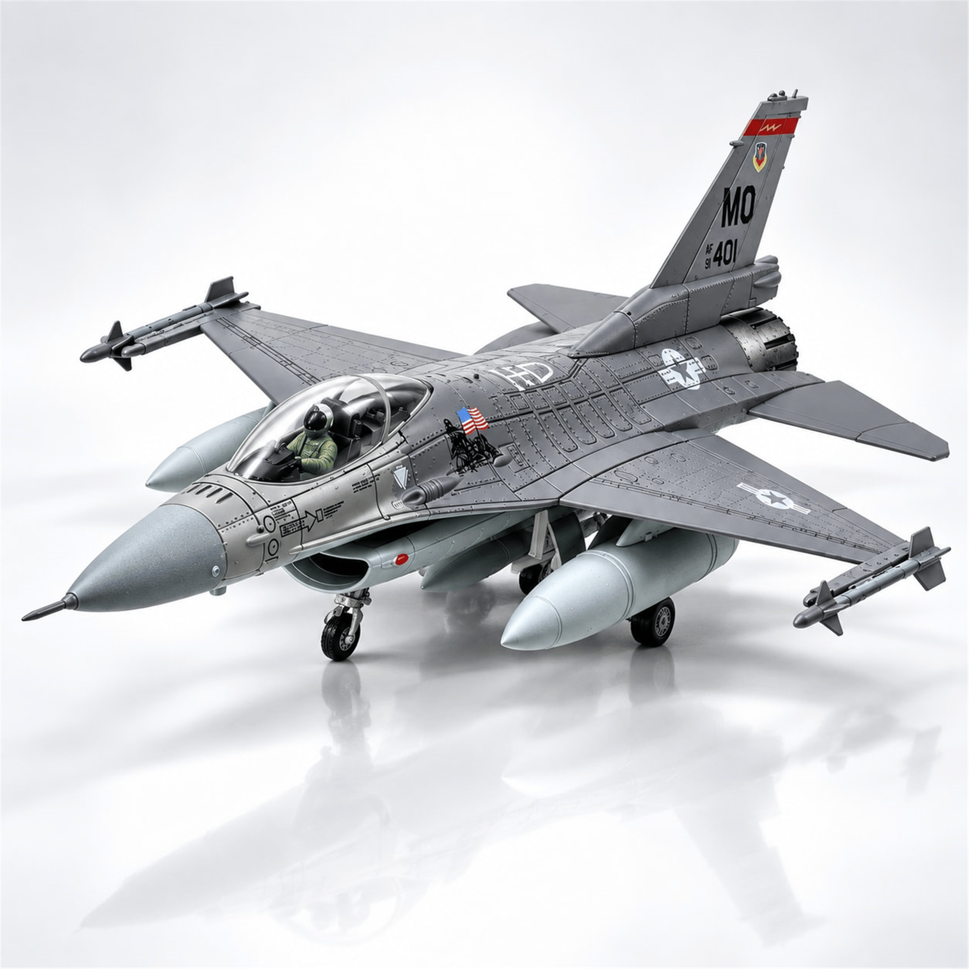 Aircraft Model F-16 Fighting Falcon | Koleksiyonluk Maket Uçak