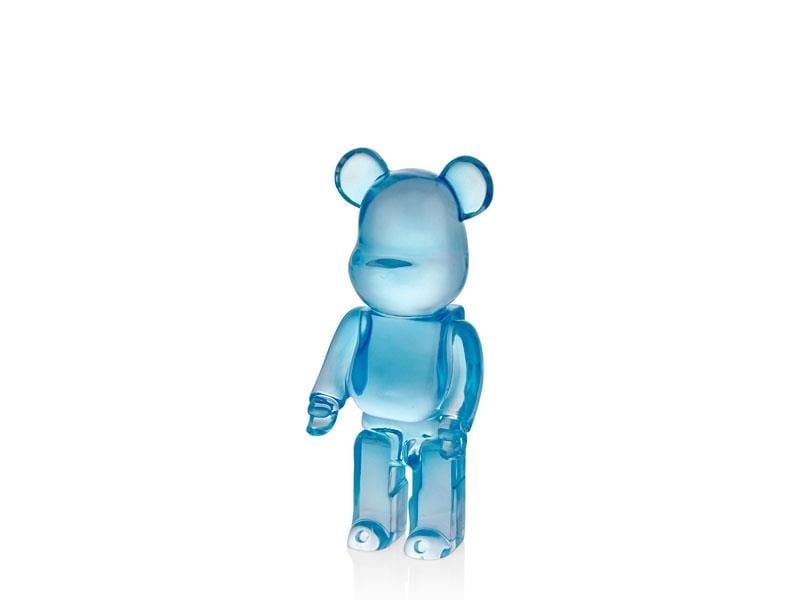 BearBrick Blue Resin Clear