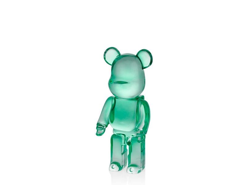 BearBrick Blue Resin Clear