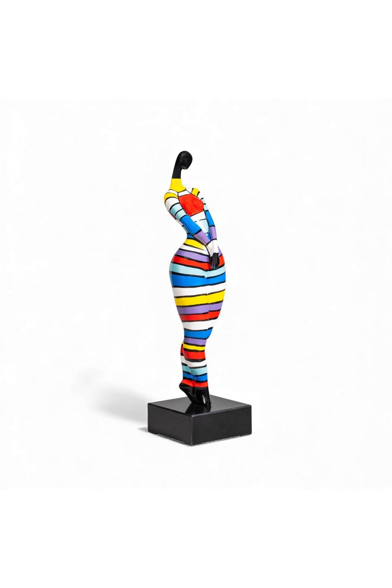 Colorful Woman Standing Nana