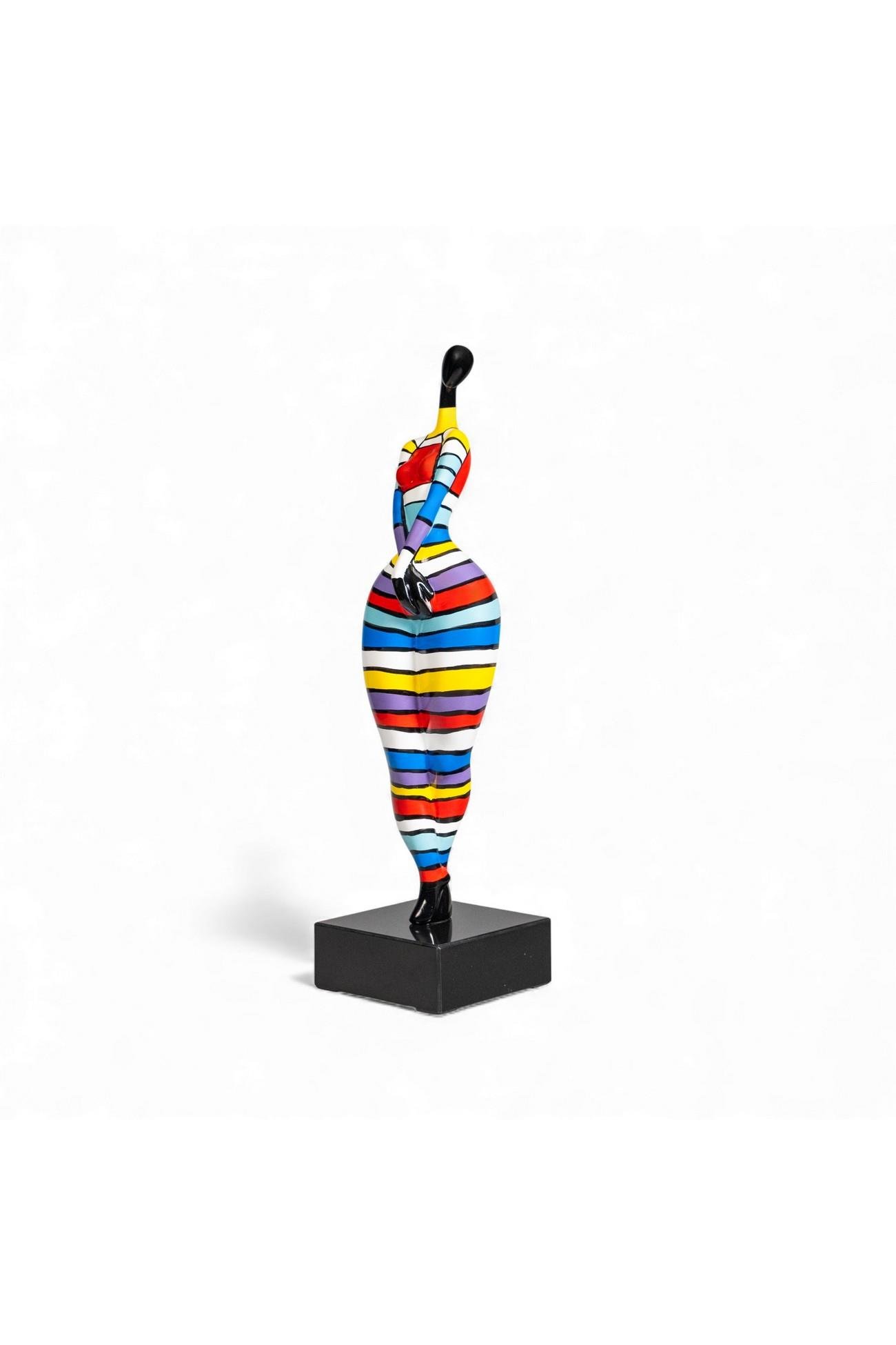 Colorful Woman Standing Nana