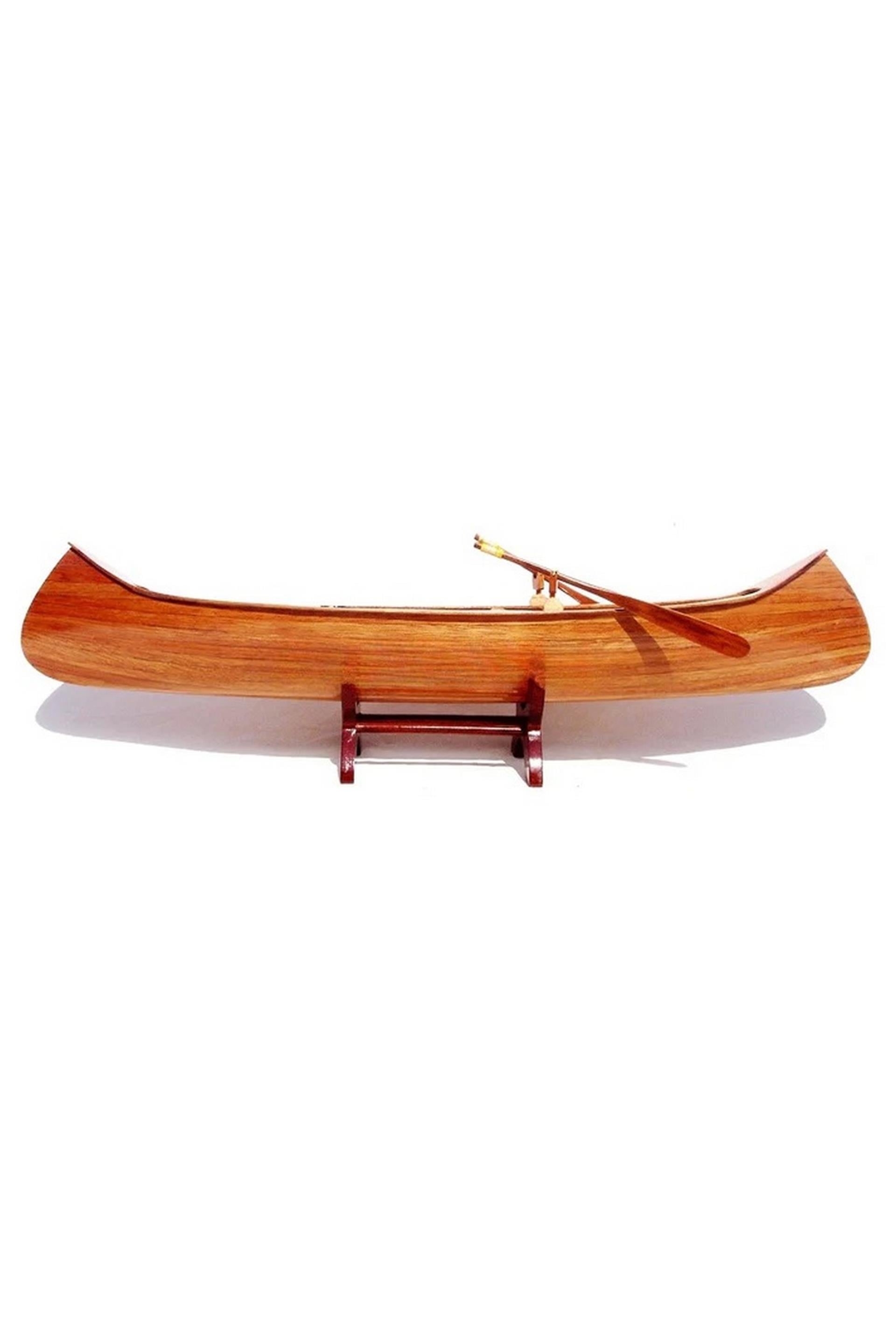 INDIAN GIRL CANOE