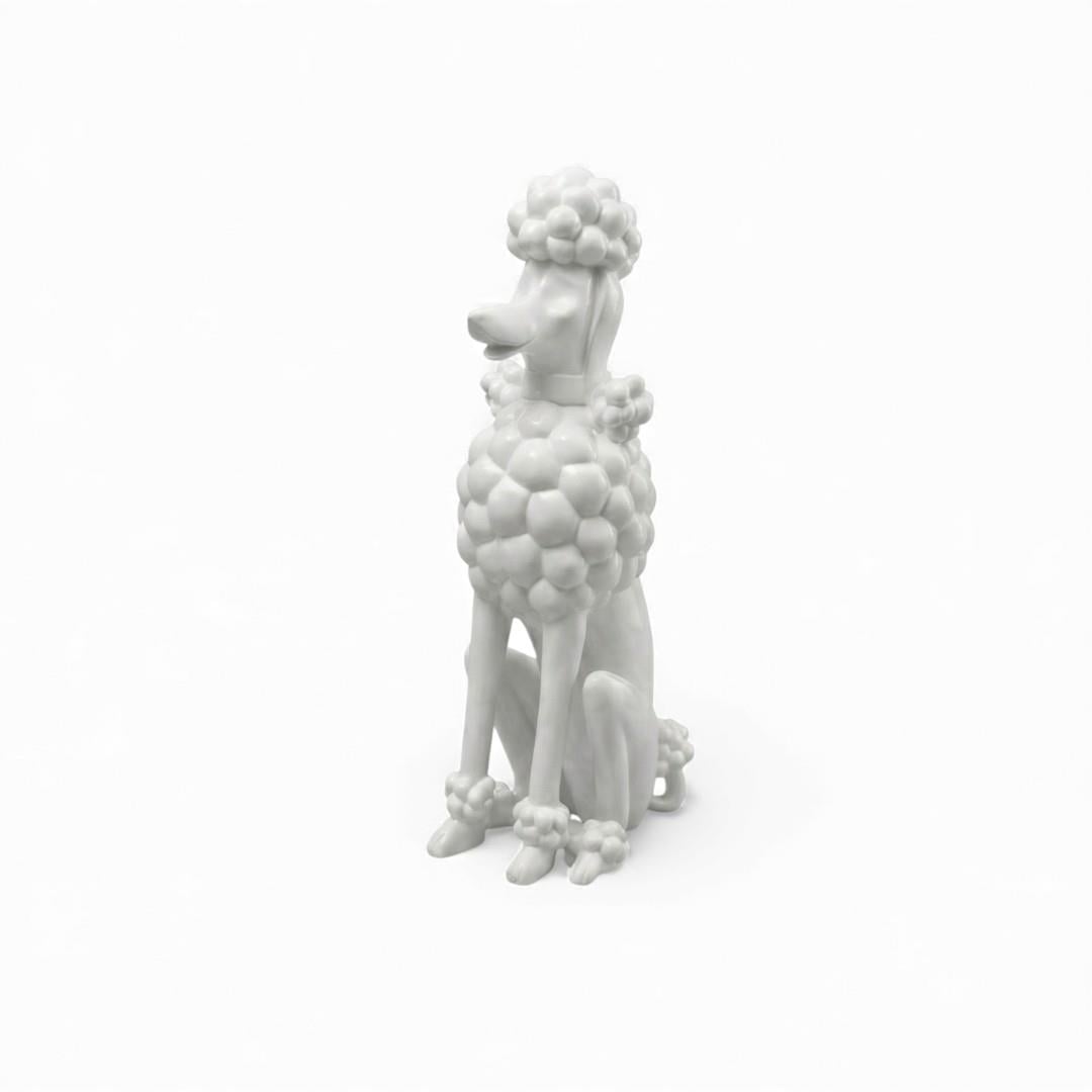 Poodle Lovely Heykel Saf Beyaz
