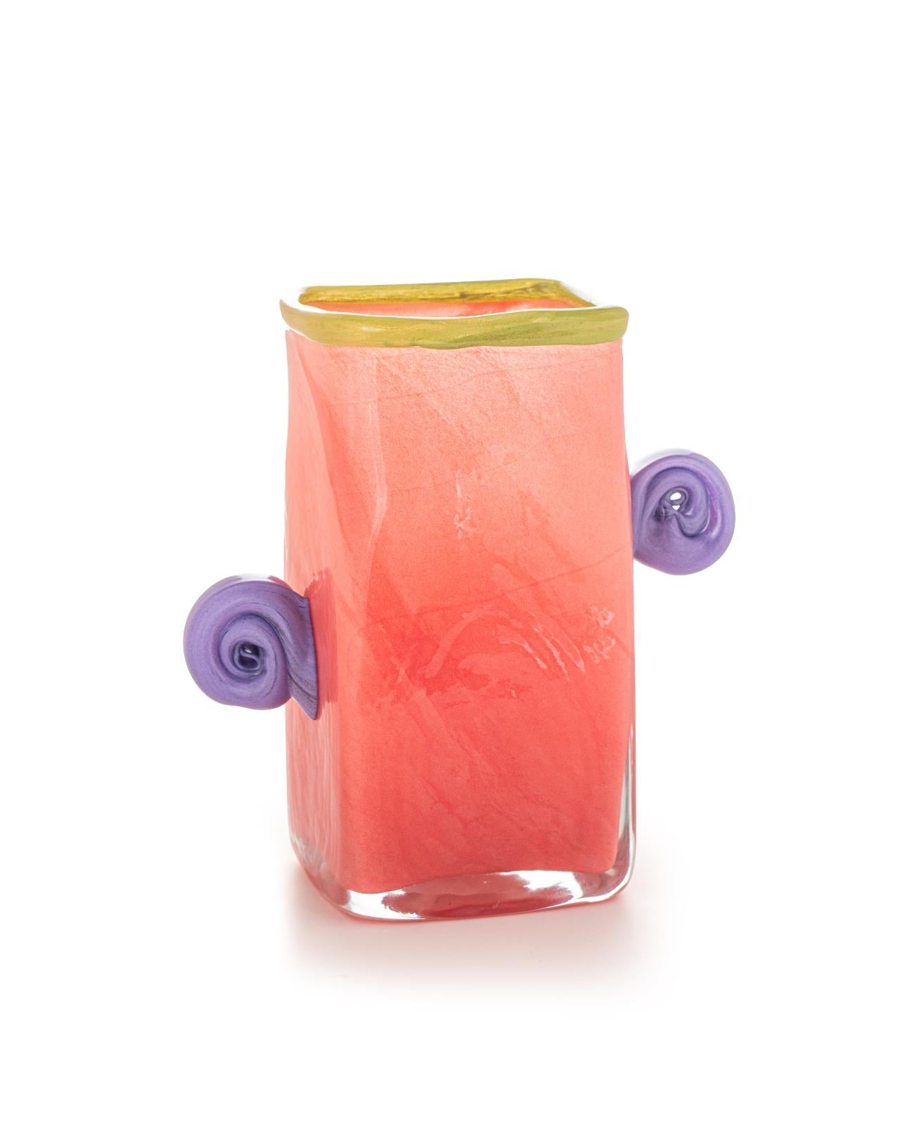Sugar Candy Vase Pink