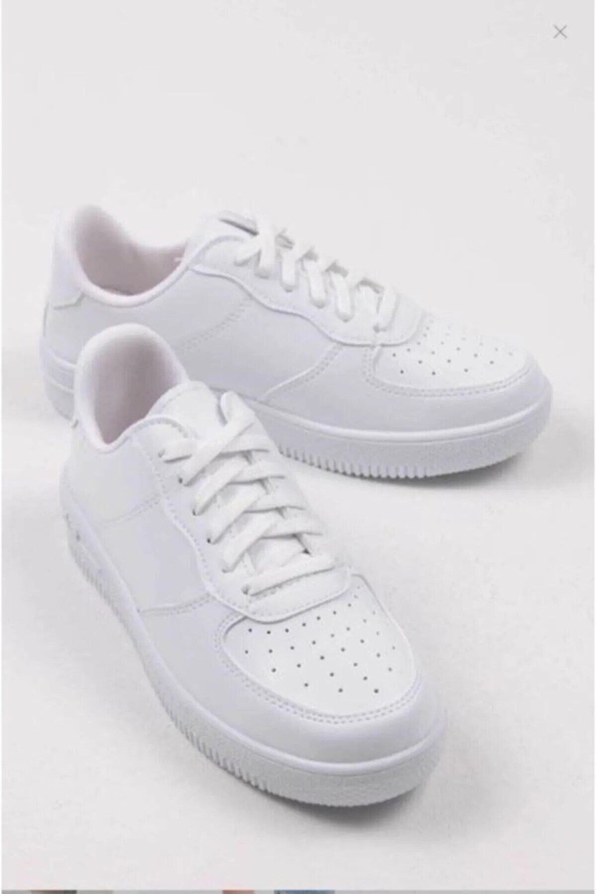 Unisex Bağcıklı Spor Ayakkabı Günlük Okul Ayakkabısı Sneaker