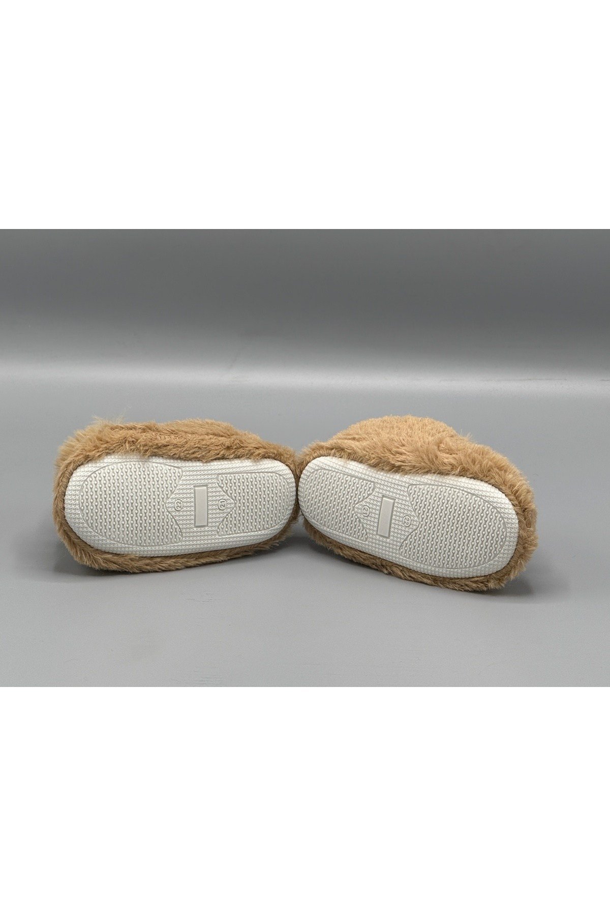 Unisex Çocuk Tüylü Peluş Pofuduk Figürlü Panduf