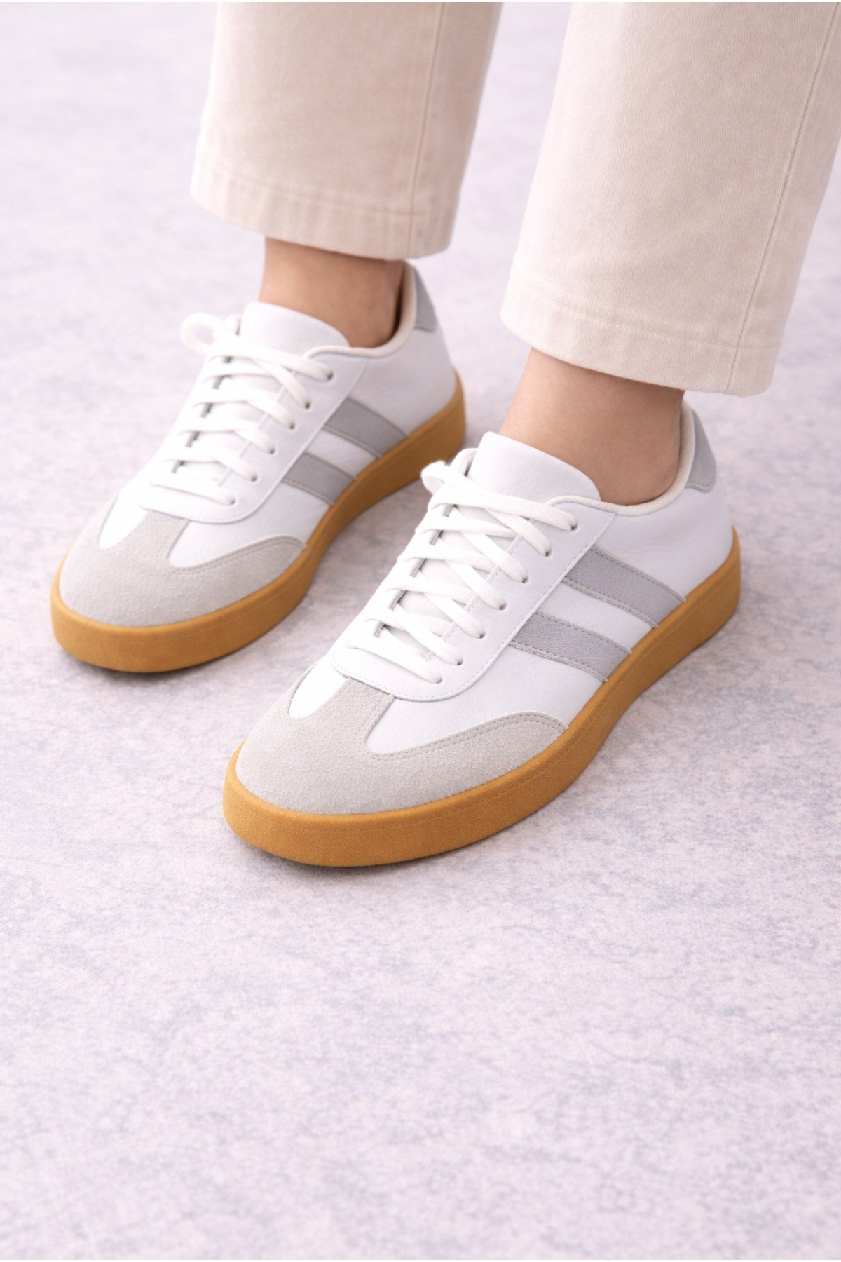 Unisex Günlük Sneaker Spor Ayakkabı Rahat Taban Bağcıklı