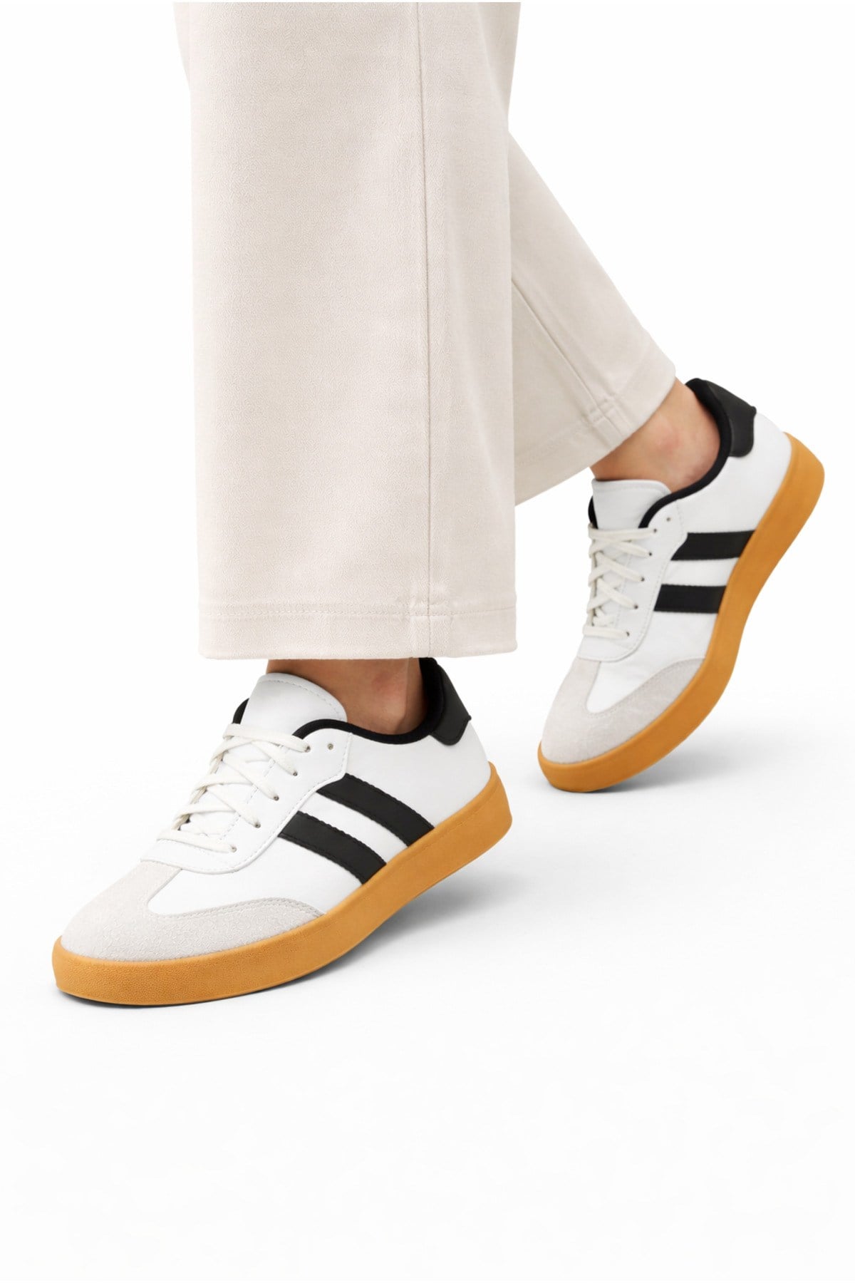 Unisex Günlük Sneaker Spor Ayakkabı Rahat Taban Bağcıklı