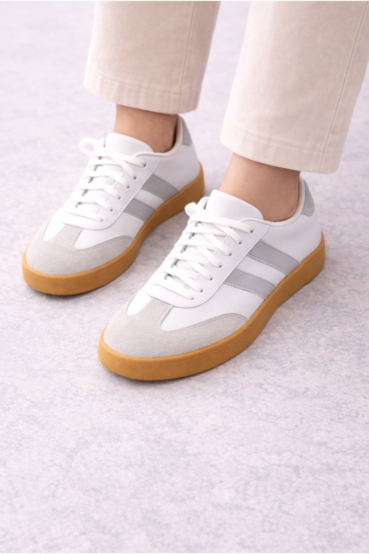 Unisex Günlük Sneaker Spor Ayakkabı Rahat Taban Bağcıklı