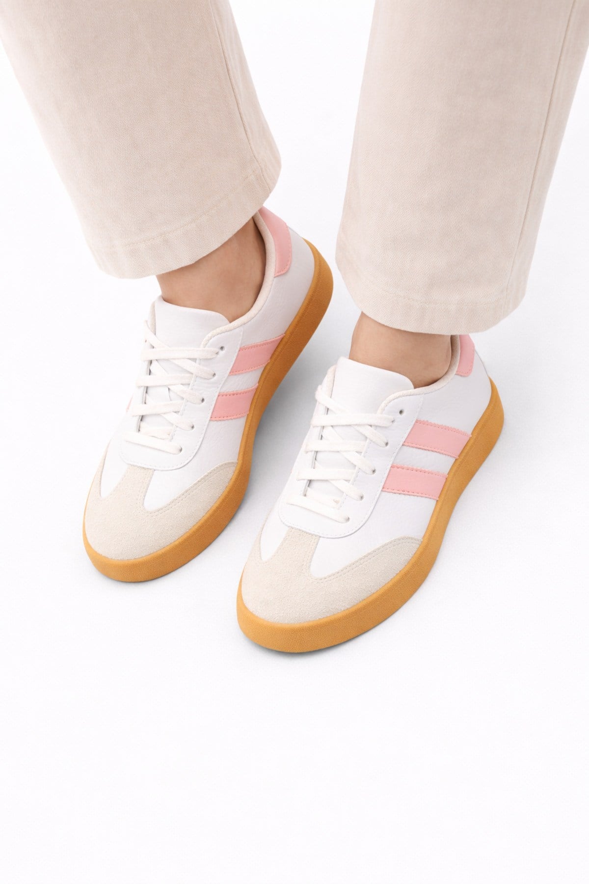 Unisex Günlük Sneaker Spor Ayakkabı Rahat Taban Bağcıklı