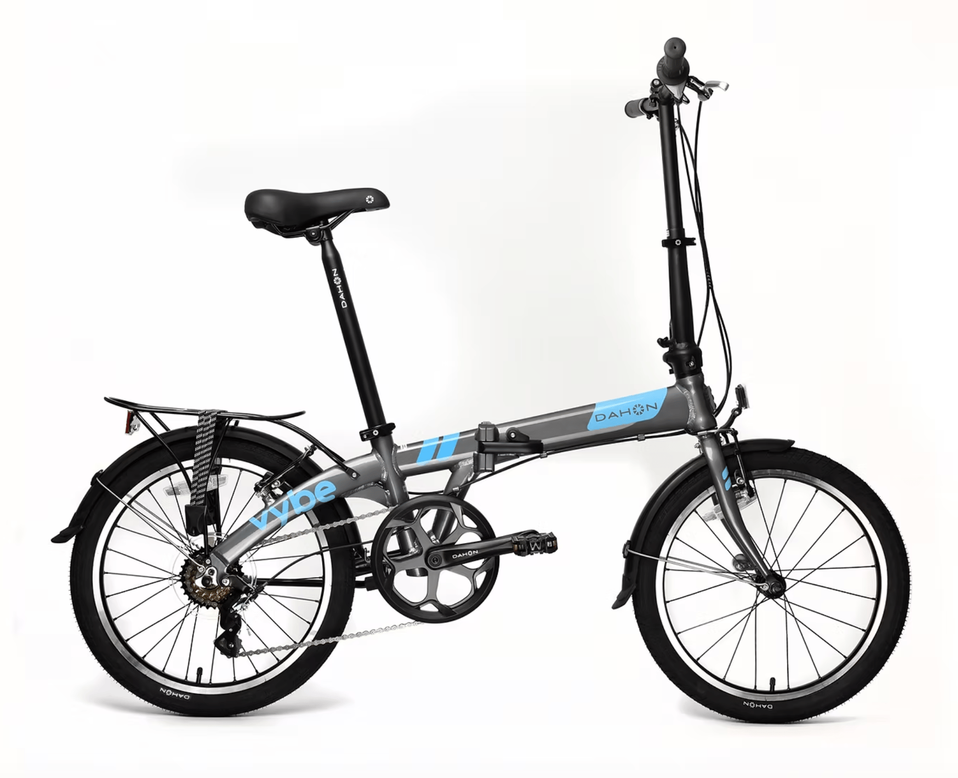 DAHON VYBE D7 KATLANIR BİSİKLET GRİ-MAVİ