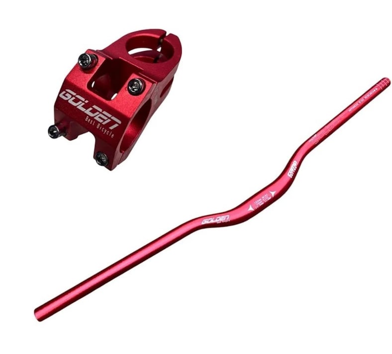 KIRMIZI RENKLİ ALÜMİNYUM BOĞAZ + DİREKSİYON SETİ - GOLDEN