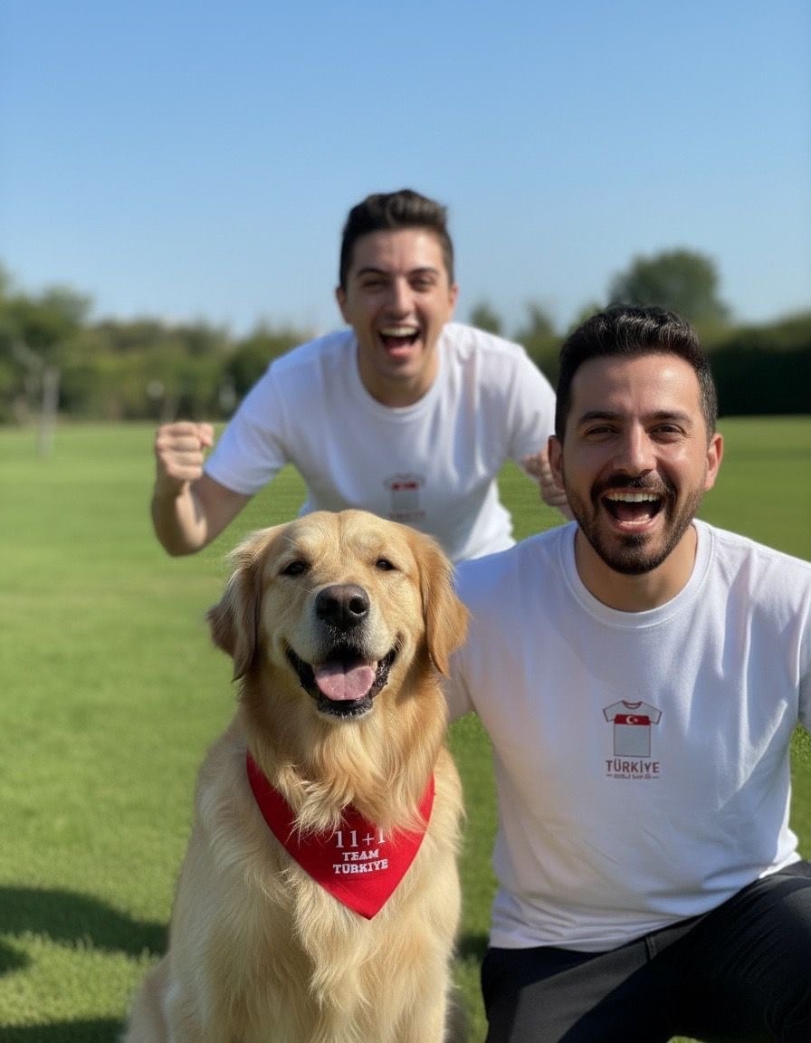 11+1 Team Türkiye Köpek Bandanası
