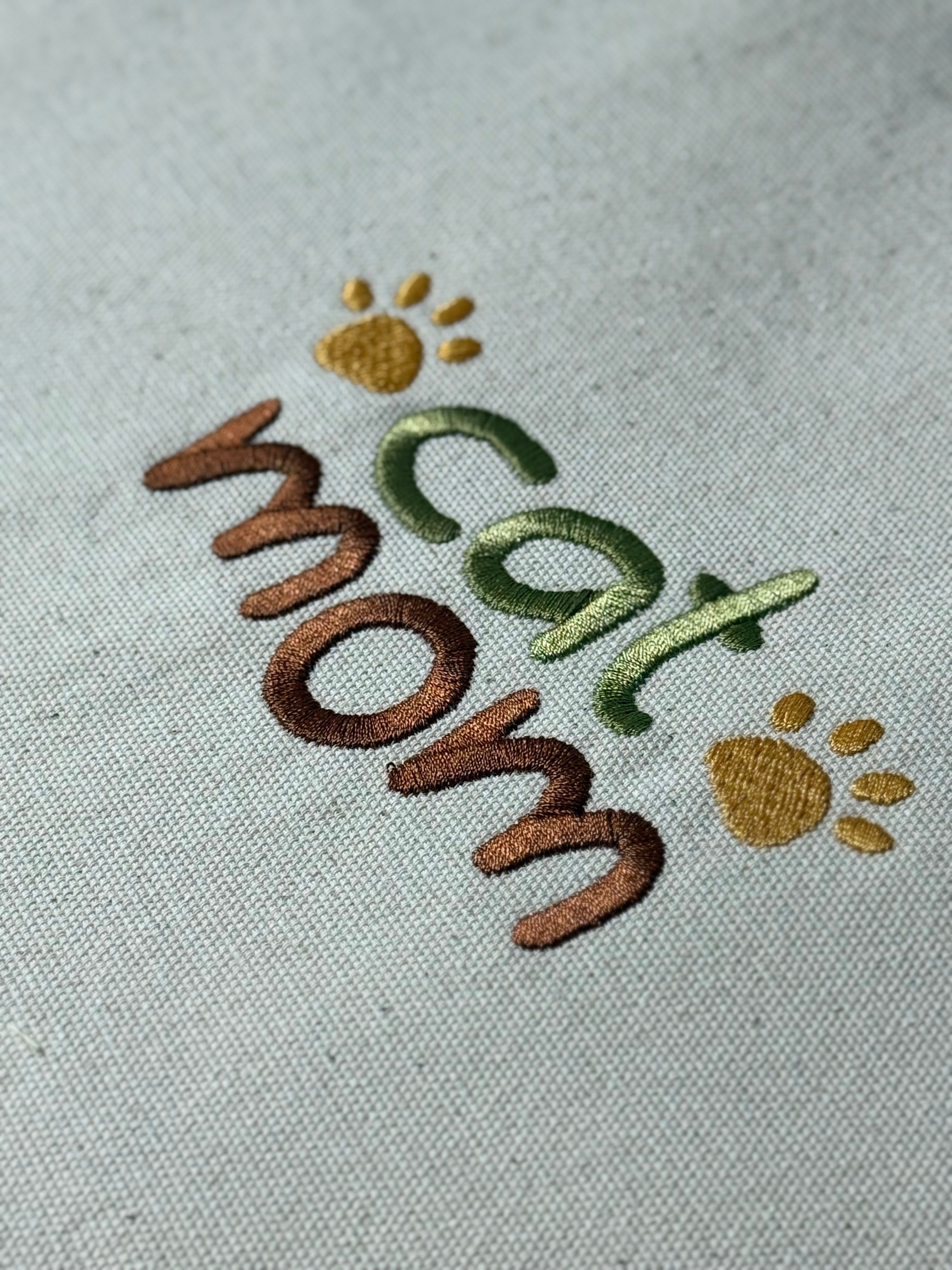 Cat Mom Soft Colors Bez Çanta