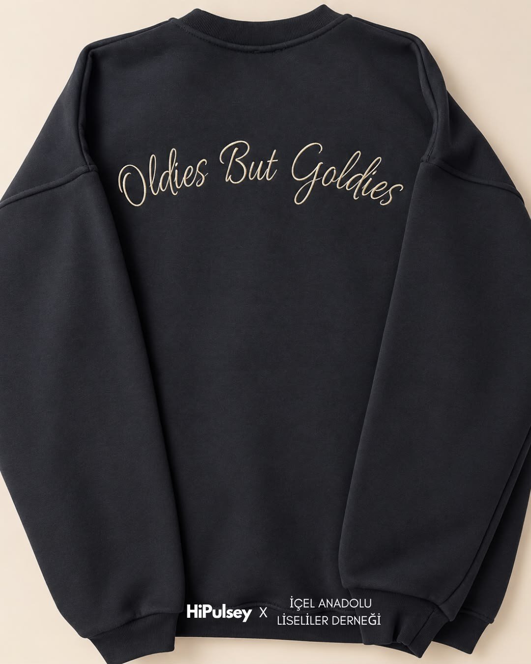 İçel Anadolu Liseliler Derneği Dönem Koleksiyonu Nakışlı Sweatshirt Lacivert