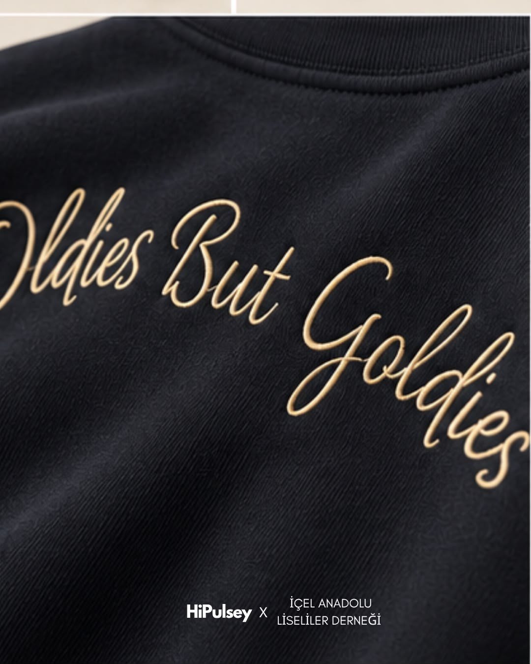İçel Anadolu Liseliler Derneği Dönem Koleksiyonu Nakışlı Sweatshirt Lacivert