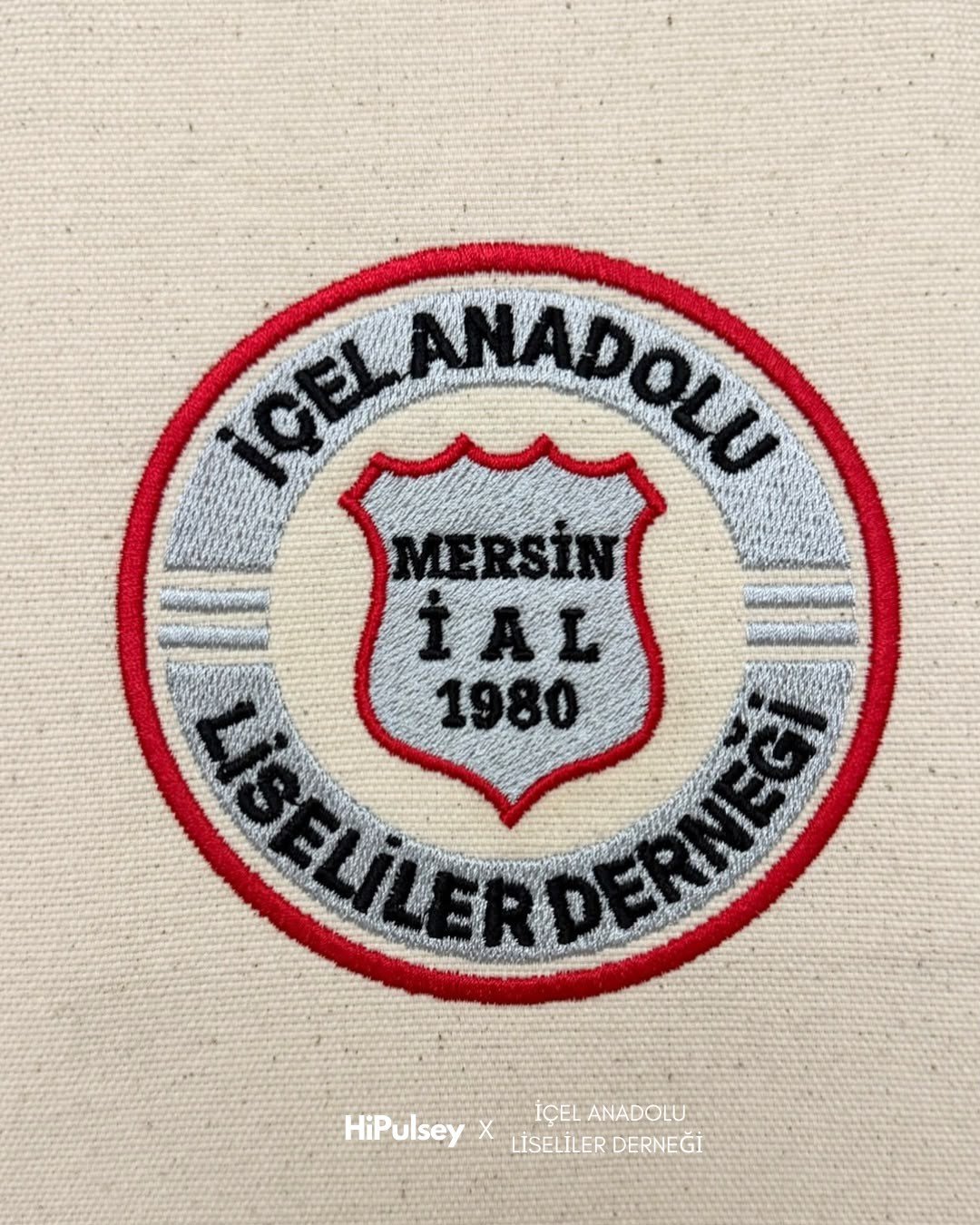 İçel Anadolu Liseliler Derneği Dönem Koleksiyonu Nakışlı Bez Çanta