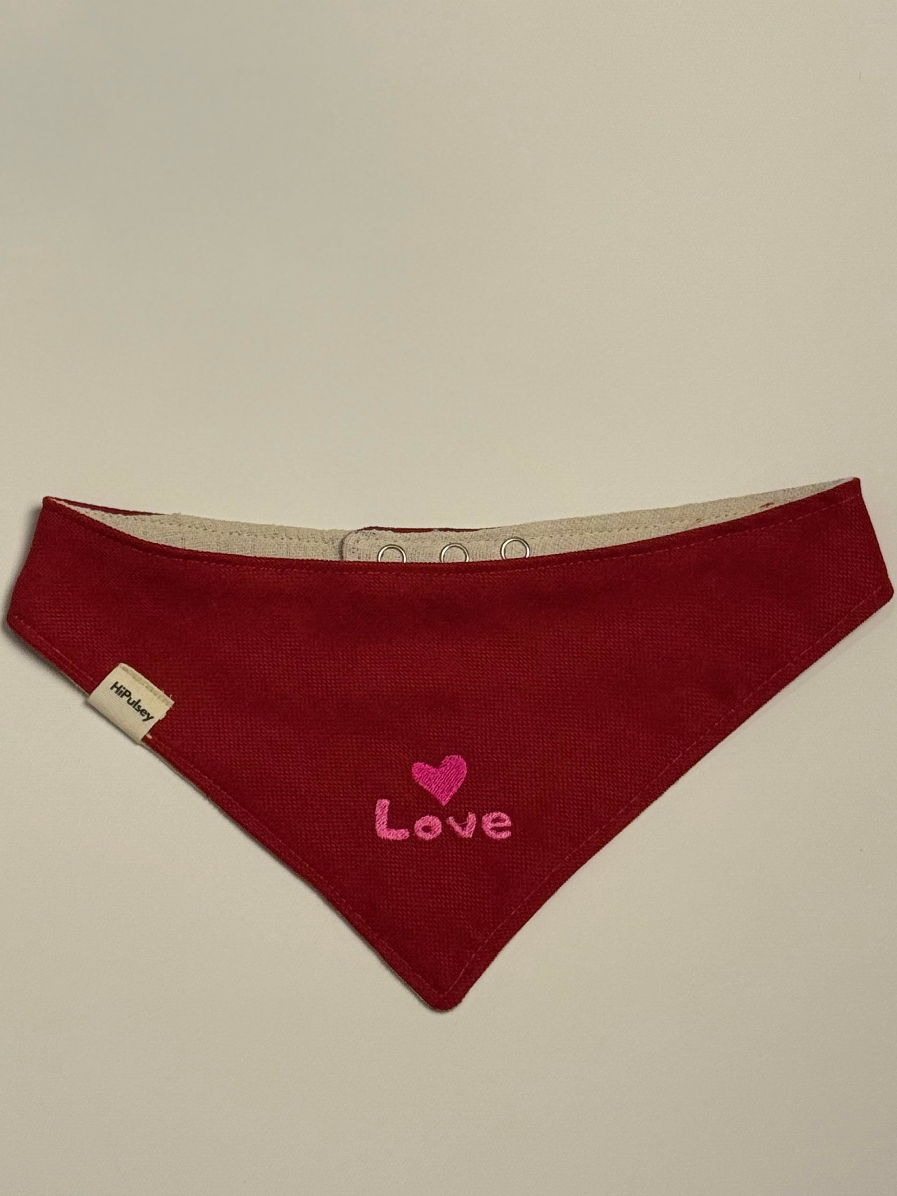 Love Basic Köpek Bandanası