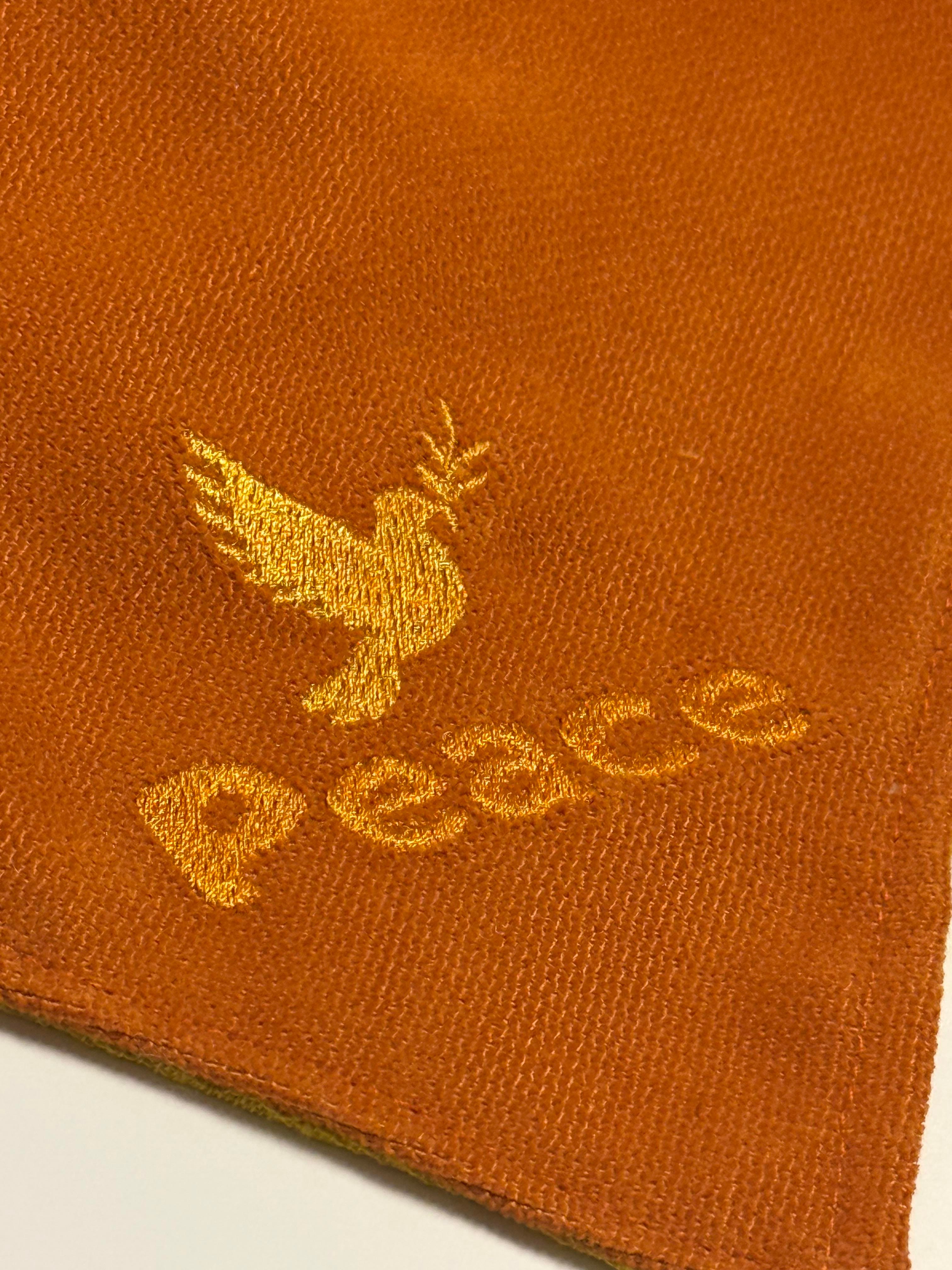 Peace Basic Köpek Bandanası